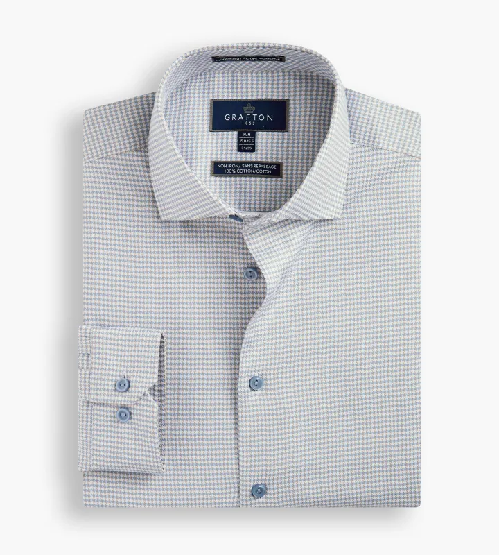 Modern Fit Geo Print Non-Iron Dress Shirt sold by Tip Top