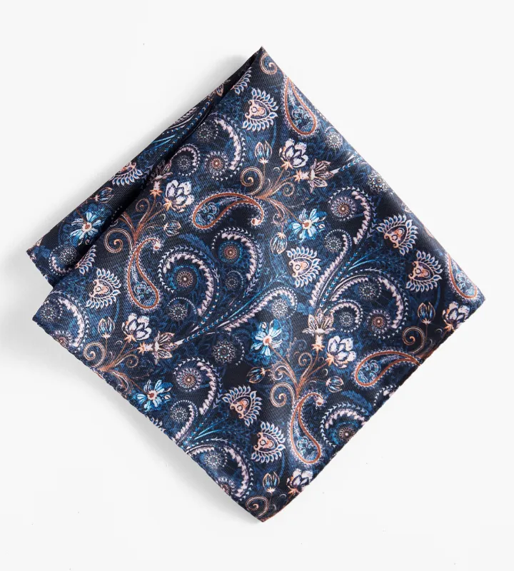 Paisley Floral Pocket Square sold by Tip Top