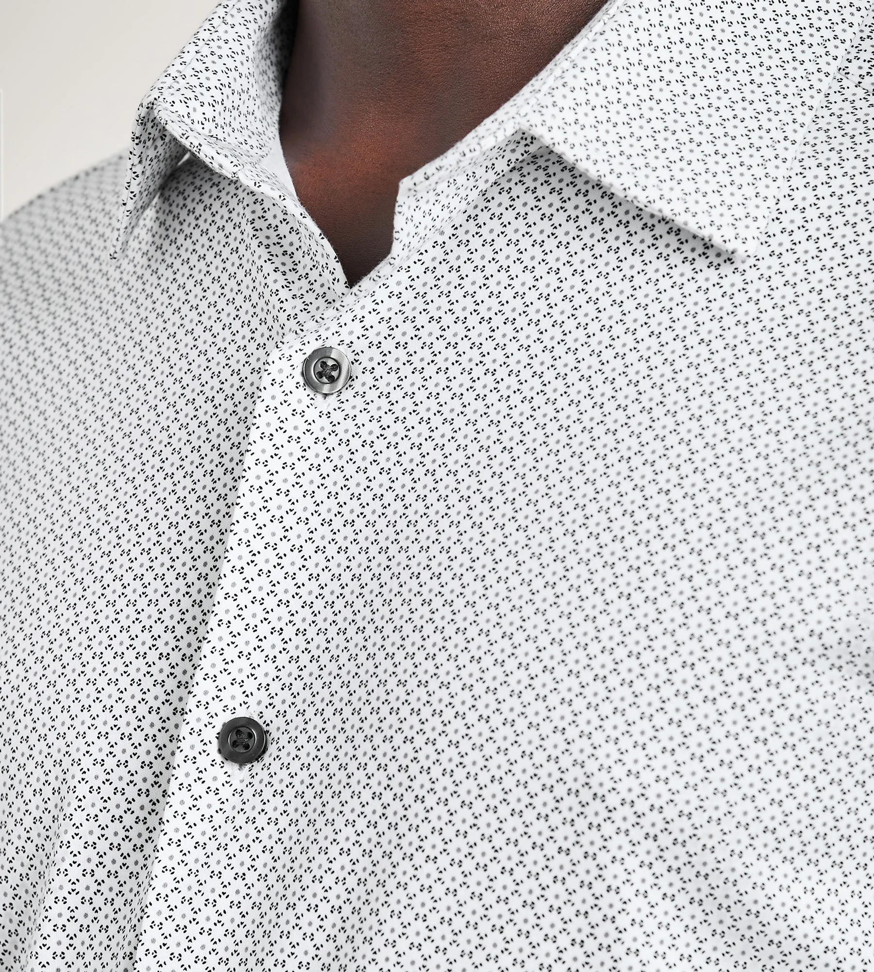 Slim Fit Butterknit Geo Print Dress Shirt sold by Tip Top product image thumbnail 3
