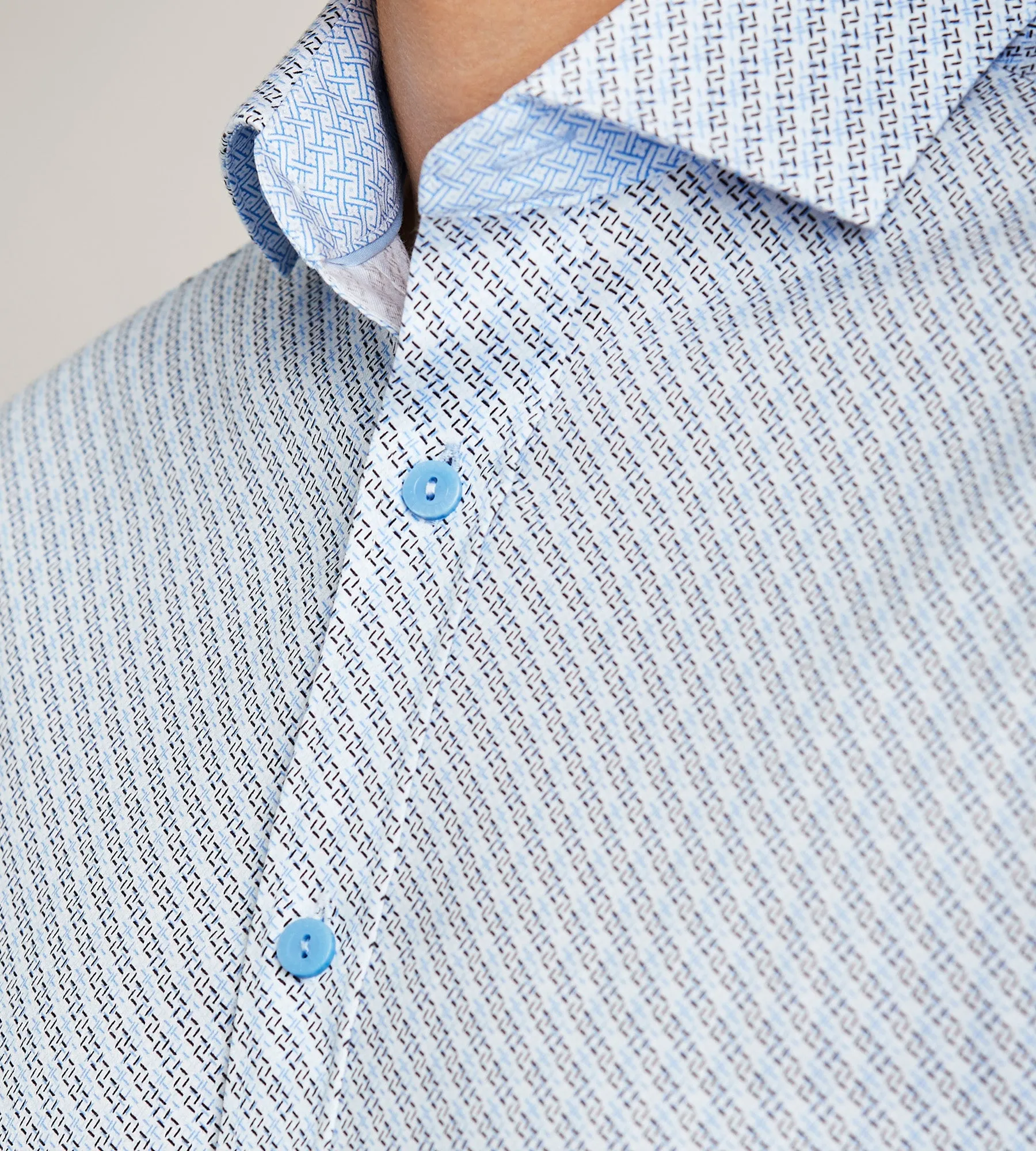 Long Sleeve Printed Casual Shirt sold by Tip Top product image thumbnail 2