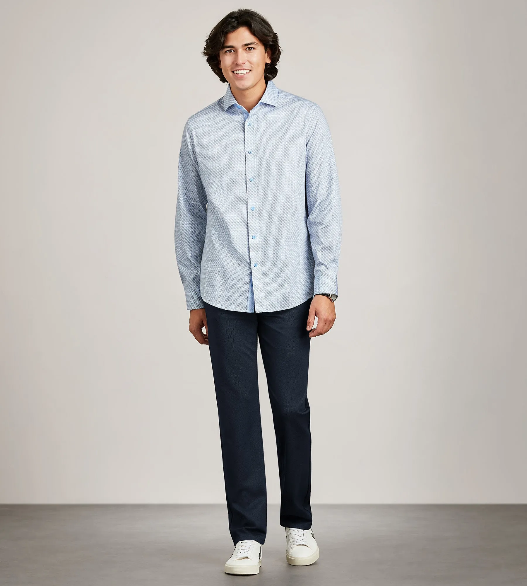 Long Sleeve Printed Casual Shirt sold by Tip Top product image thumbnail 4