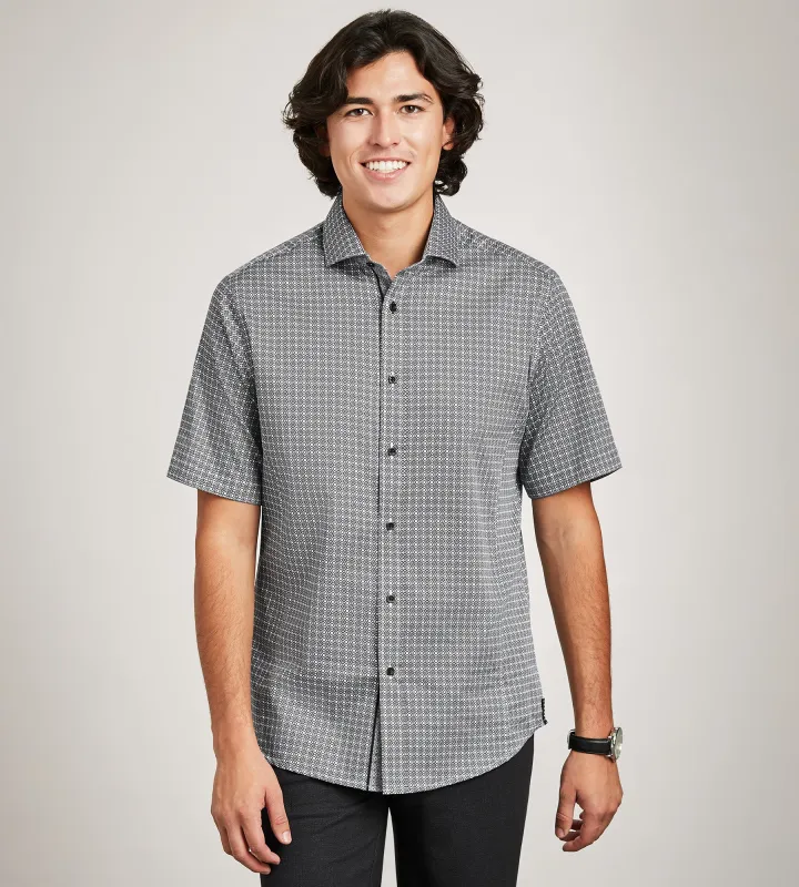 Short Sleeve Printed Casual Shirt sold by Tip Top