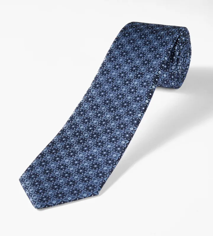 Geometric Floral Tie sold by Tip Top