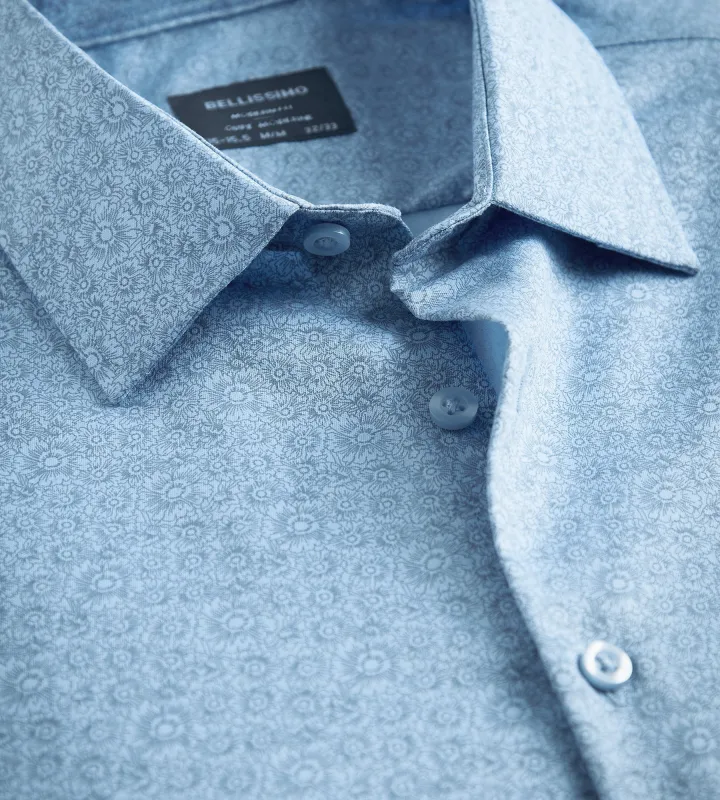Modern Fit Non- Iron Sateen Dress Shirt sold by Tip Top