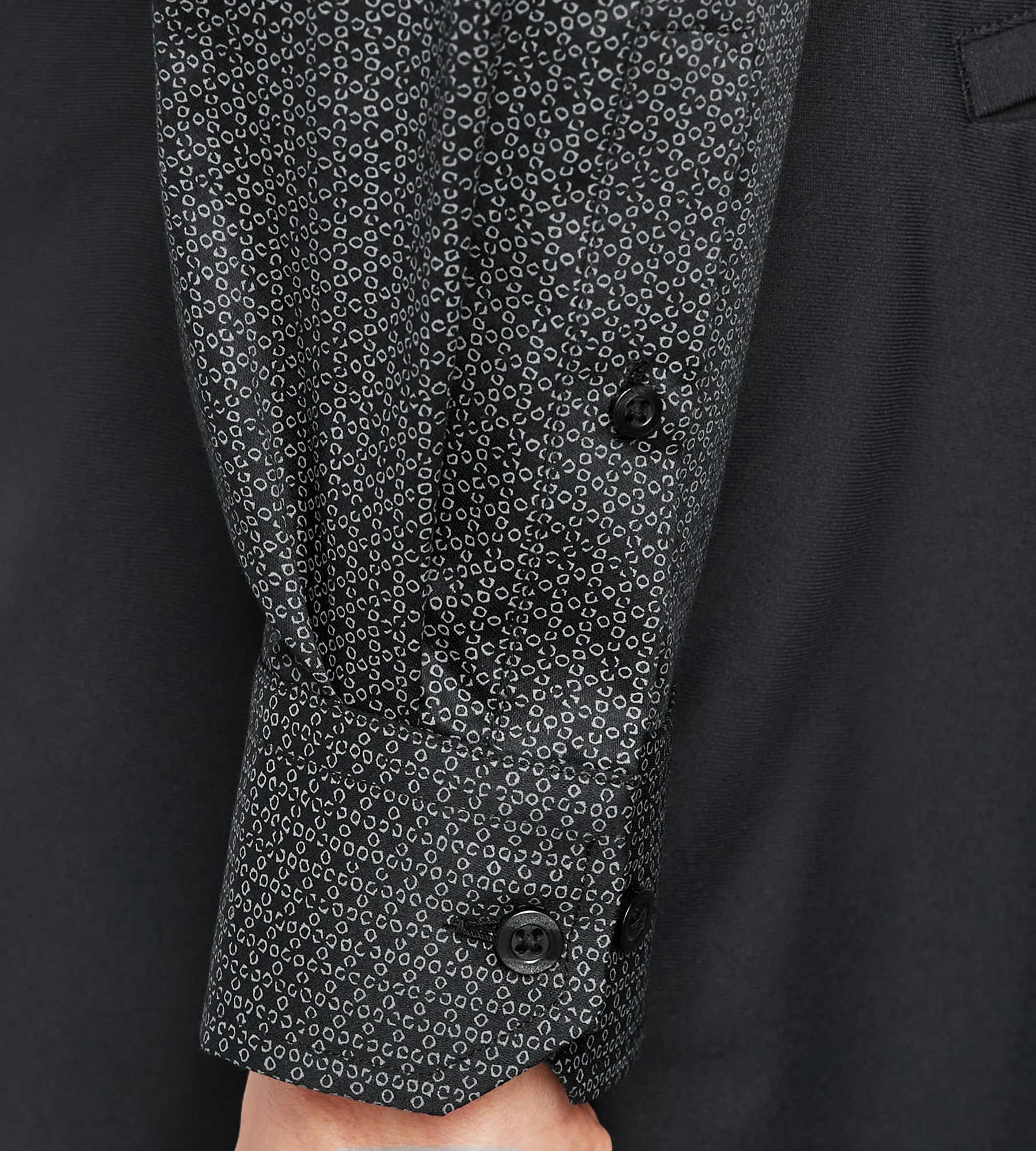 Slim Fit Non- Iron Sateen Dress Shirt sold by Tip Top product image thumbnail 3