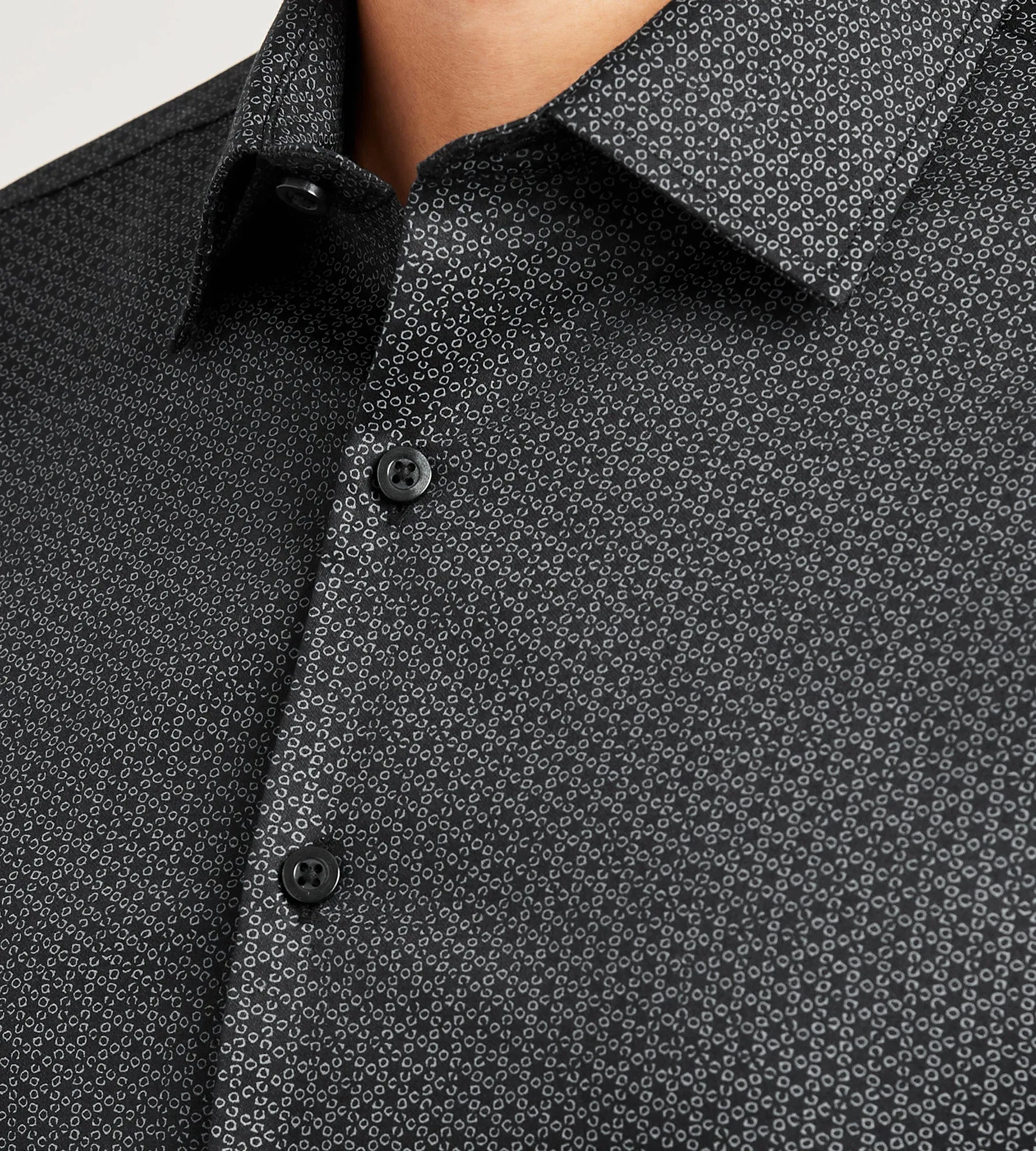 Slim Fit Non- Iron Sateen Dress Shirt sold by Tip Top product image thumbnail 4