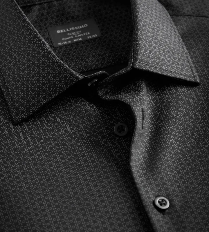 Slim Fit Non- Iron Sateen Dress Shirt sold by Tip Top