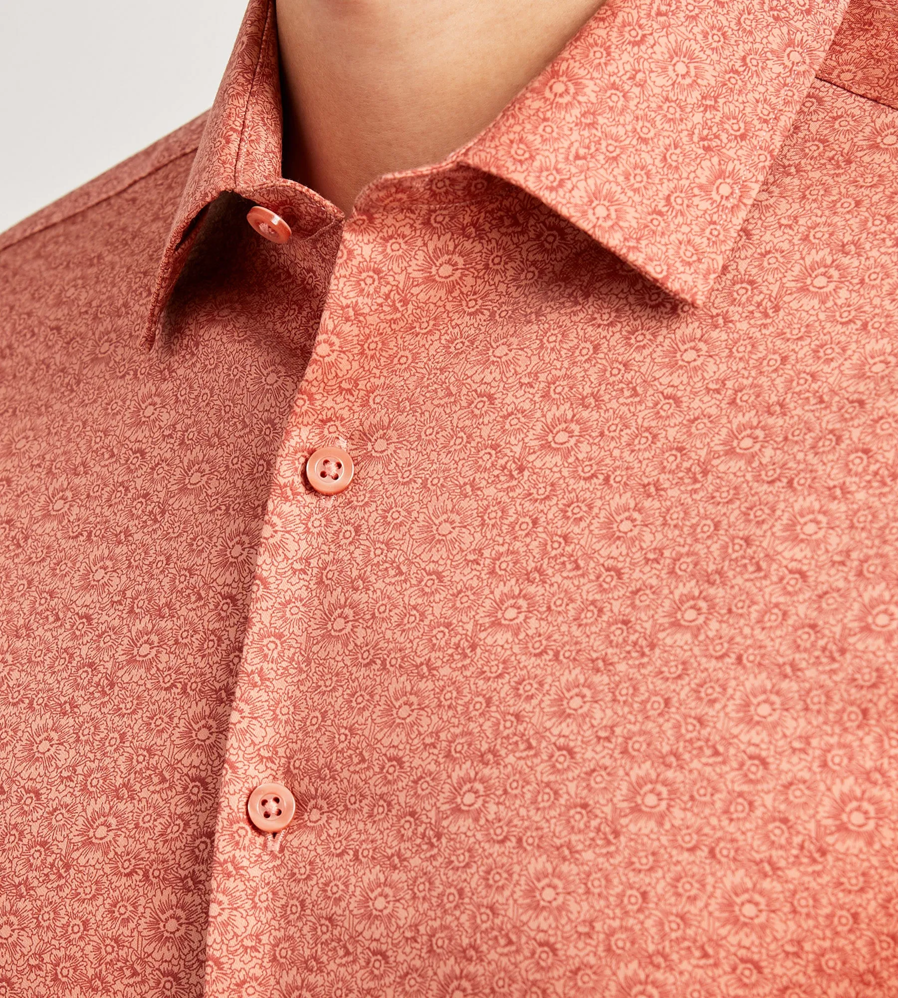 Slim Fit Non- Iron Sateen Dress Shirt sold by Tip Top product image thumbnail 4