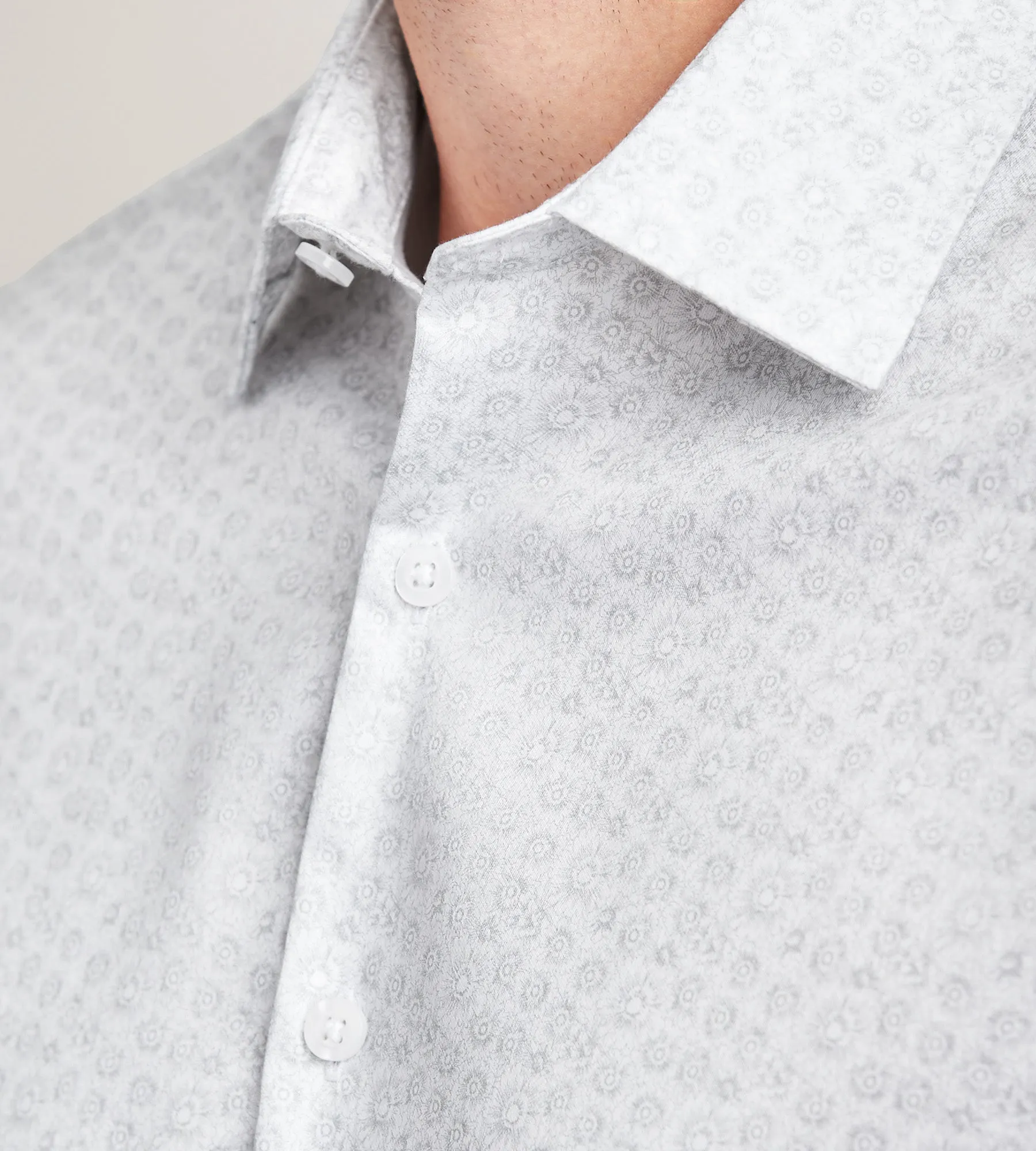 Slim Fit Non- Iron Sateen Dress Shirt sold by Tip Top product image thumbnail 3