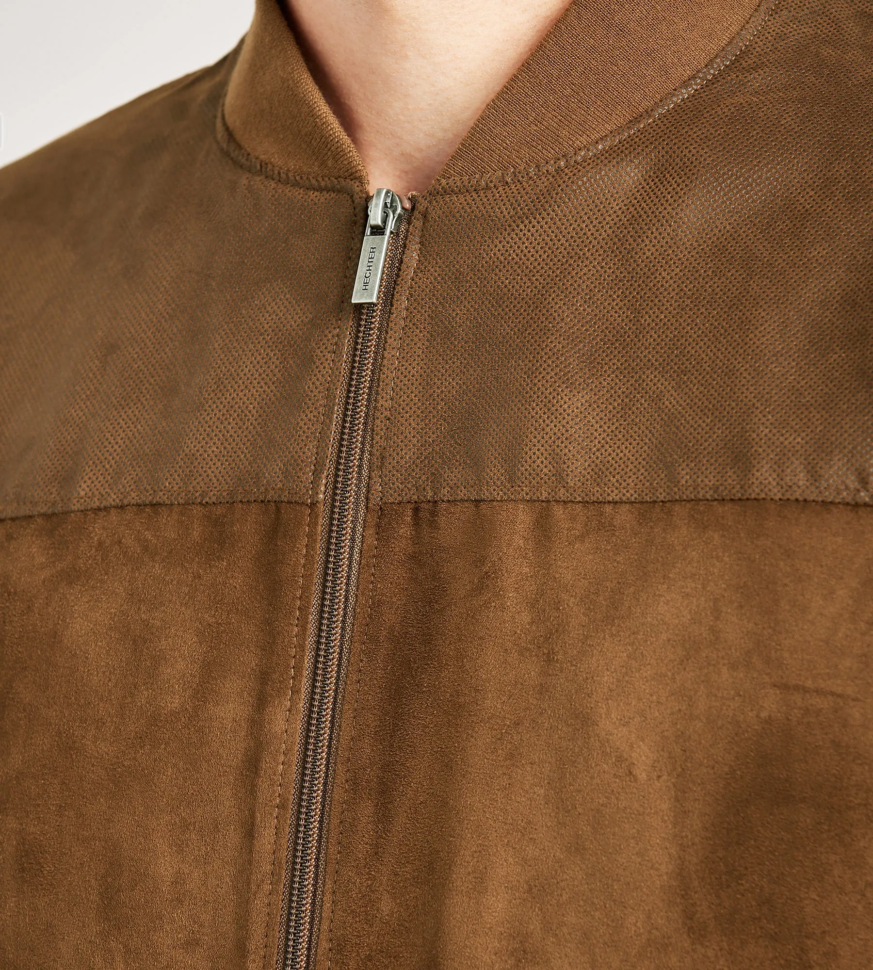 Modern Fit Vegan Suede Jacket sold by Tip Top product image thumbnail 2