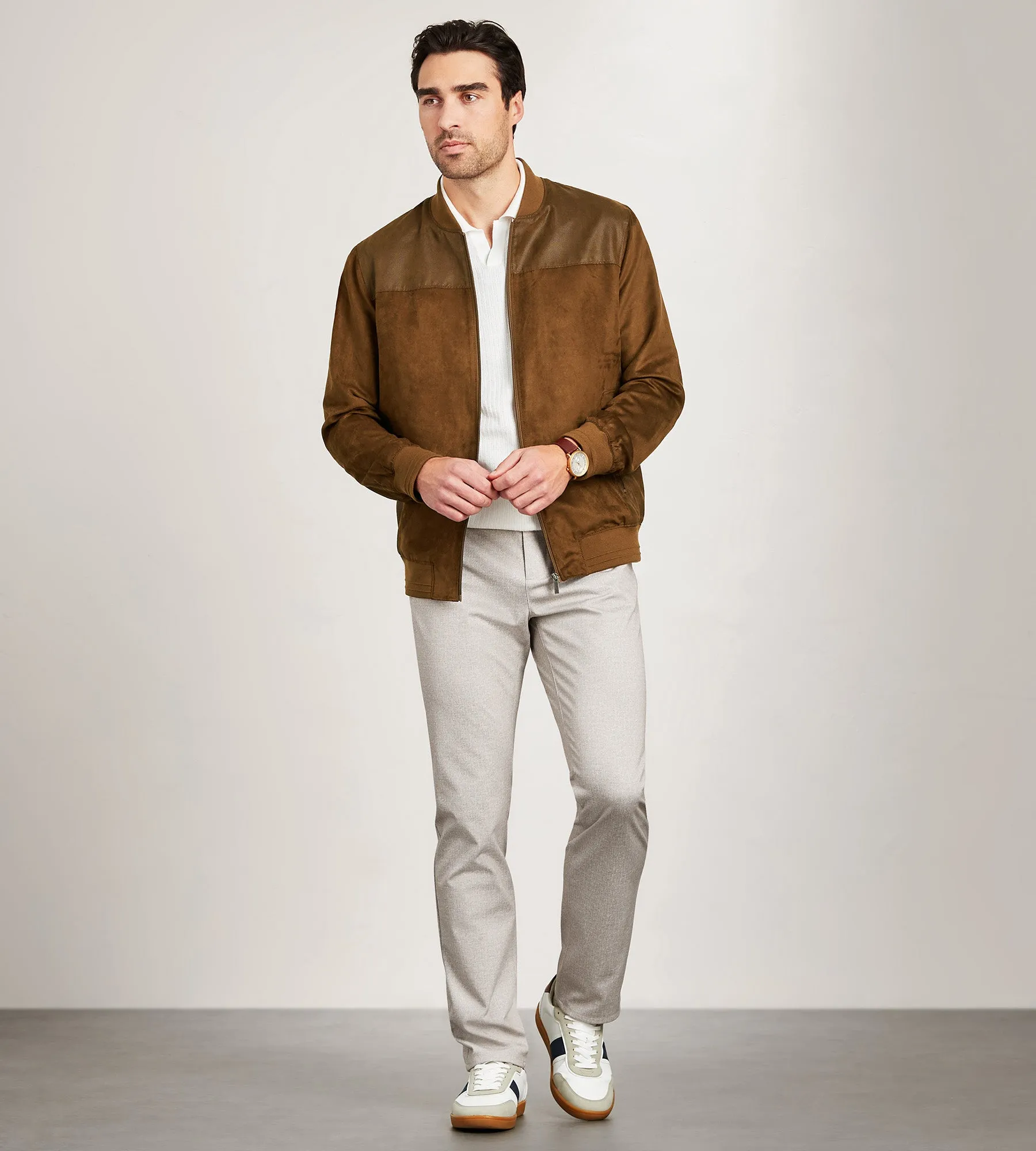 Modern Fit Vegan Suede Jacket sold by Tip Top product image thumbnail 4