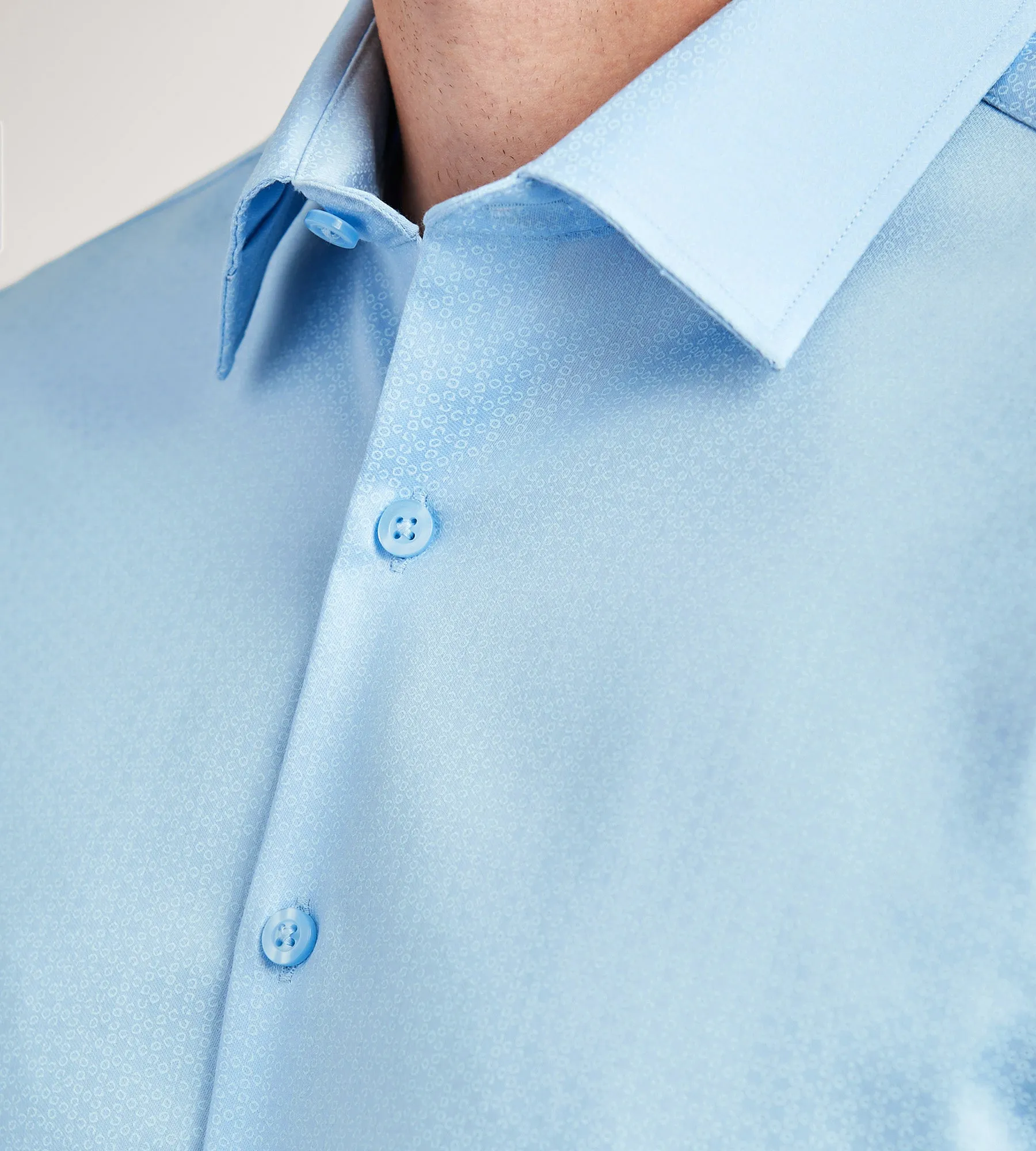 Slim Fit Non- Iron Sateen Dress Shirt sold by Tip Top product image thumbnail 4