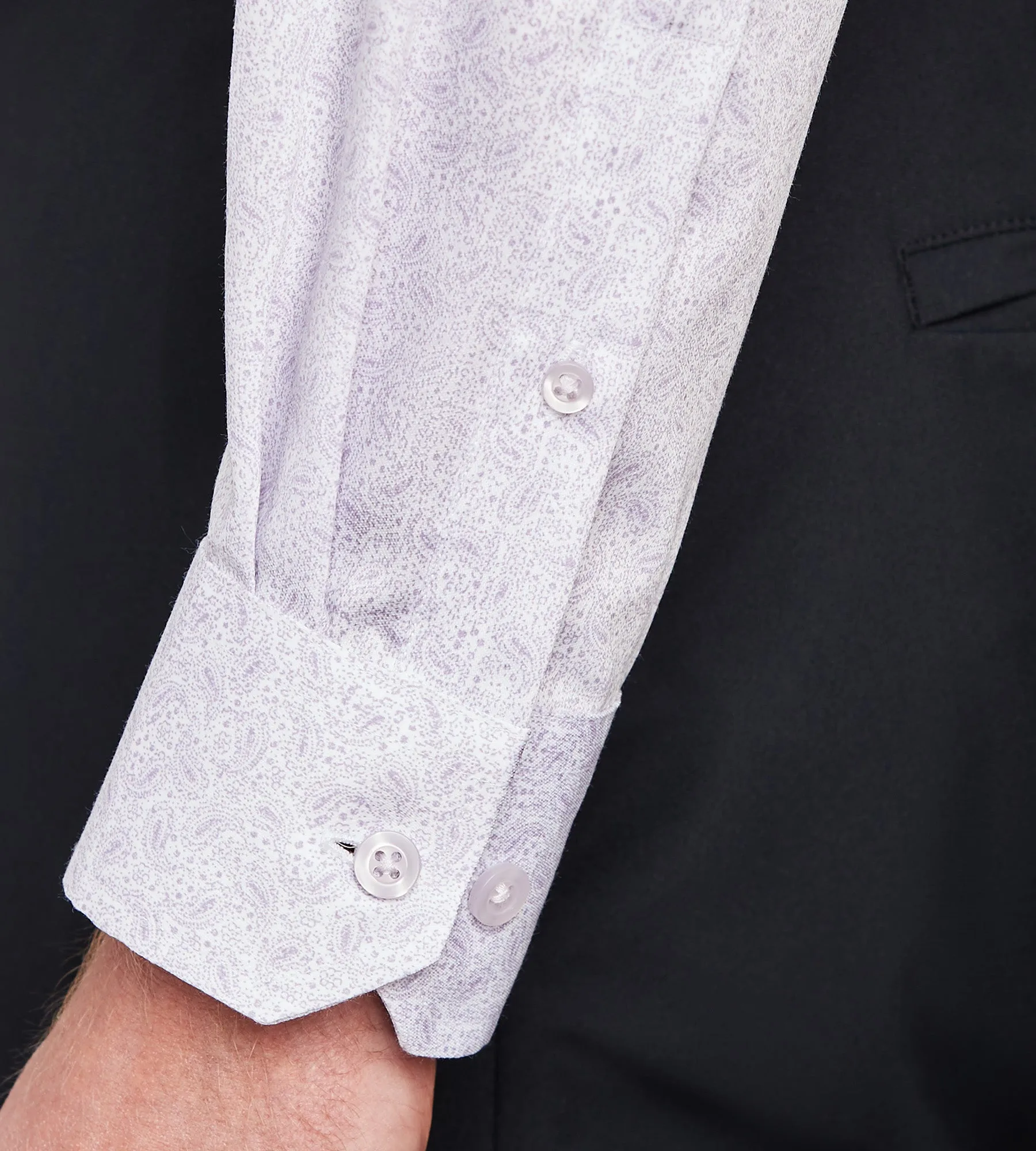 Slim Fit Non- Iron Sateen Dress Shirt sold by Tip Top product image thumbnail 4