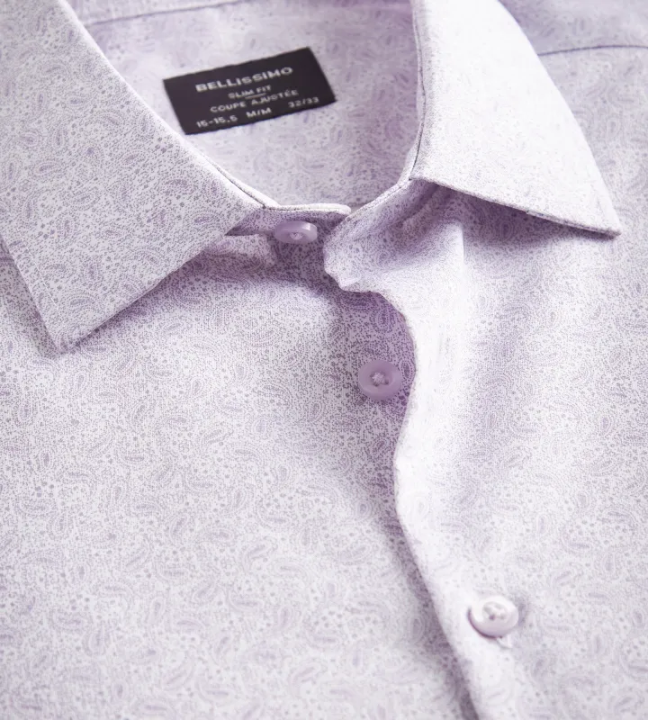 Slim Fit Non- Iron Sateen Dress Shirt sold by Tip Top
