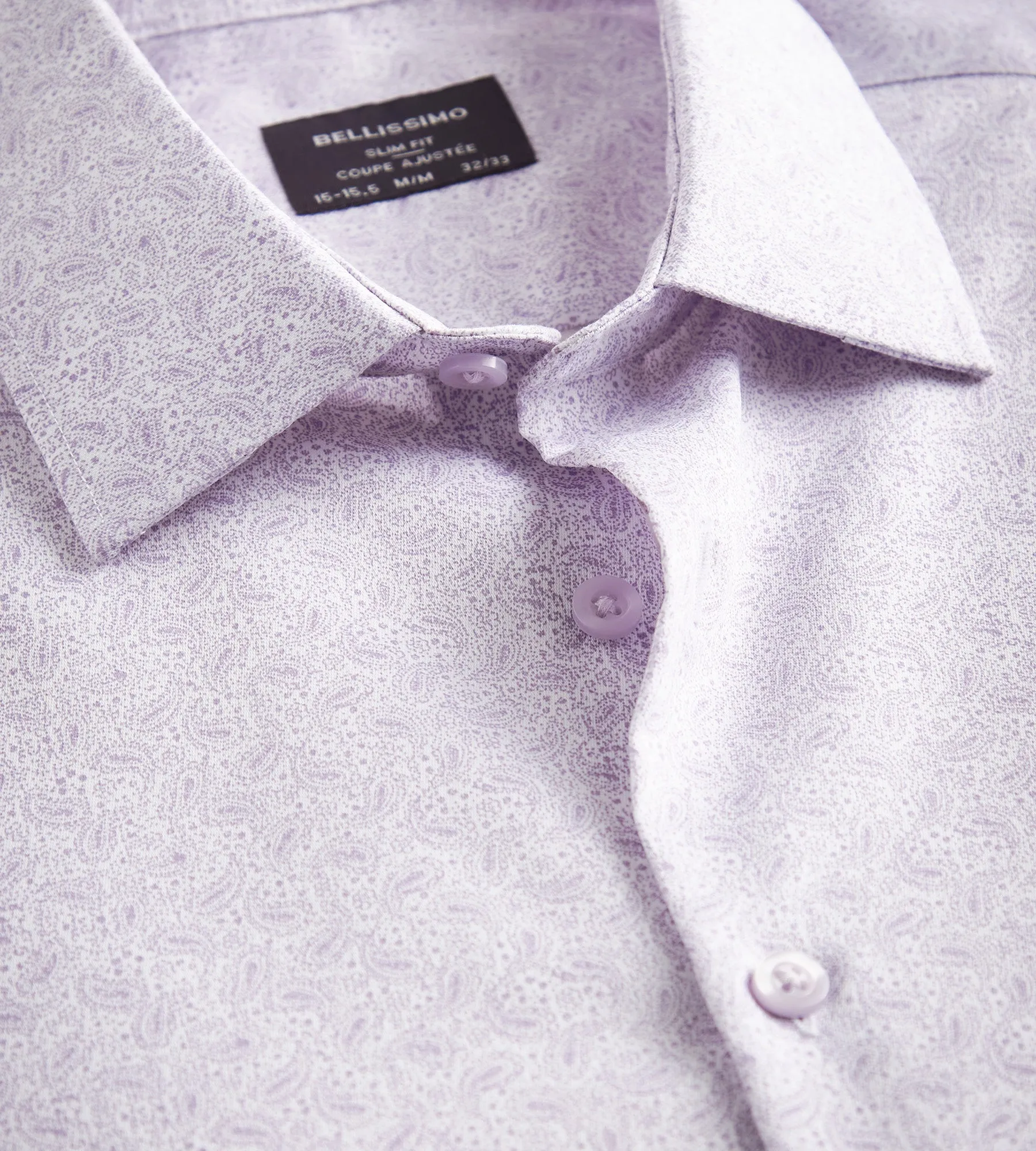 Slim Fit Non- Iron Sateen Dress Shirt sold by Tip Top