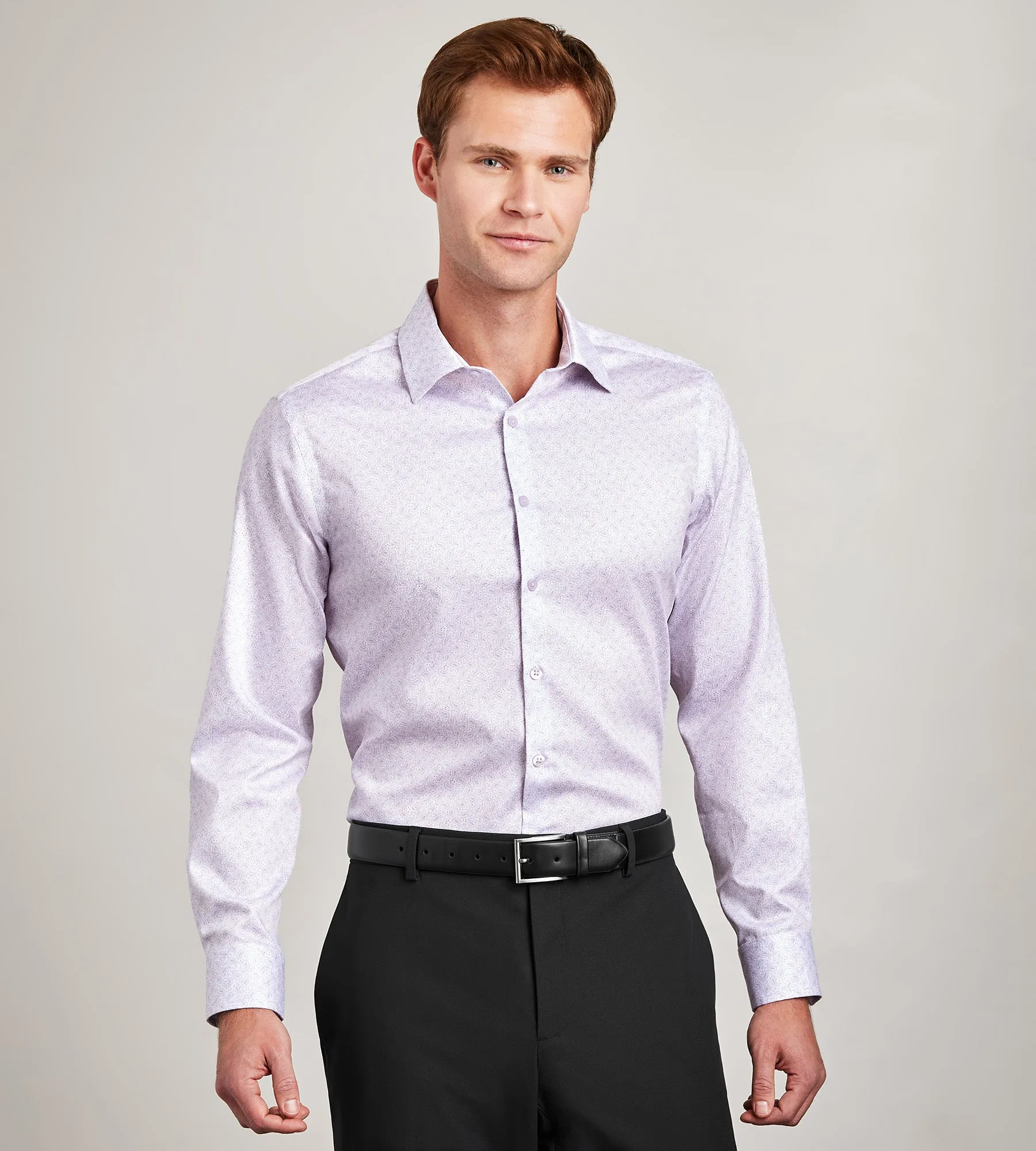 Slim Fit Non- Iron Sateen Dress Shirt sold by Tip Top product image thumbnail 2