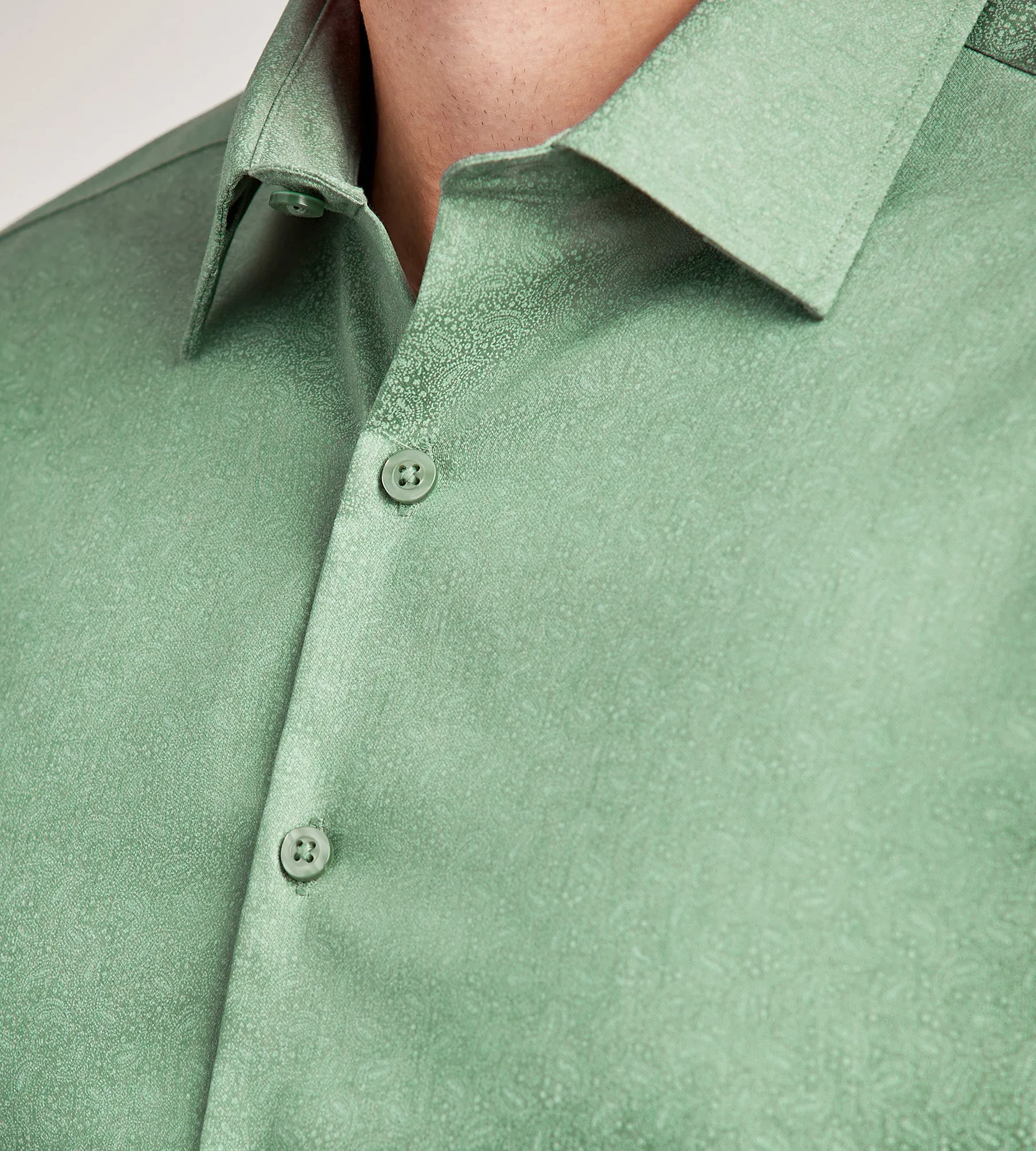 Modern Fit Non- Iron Sateen Dress Shirt sold by Tip Top product image thumbnail 3