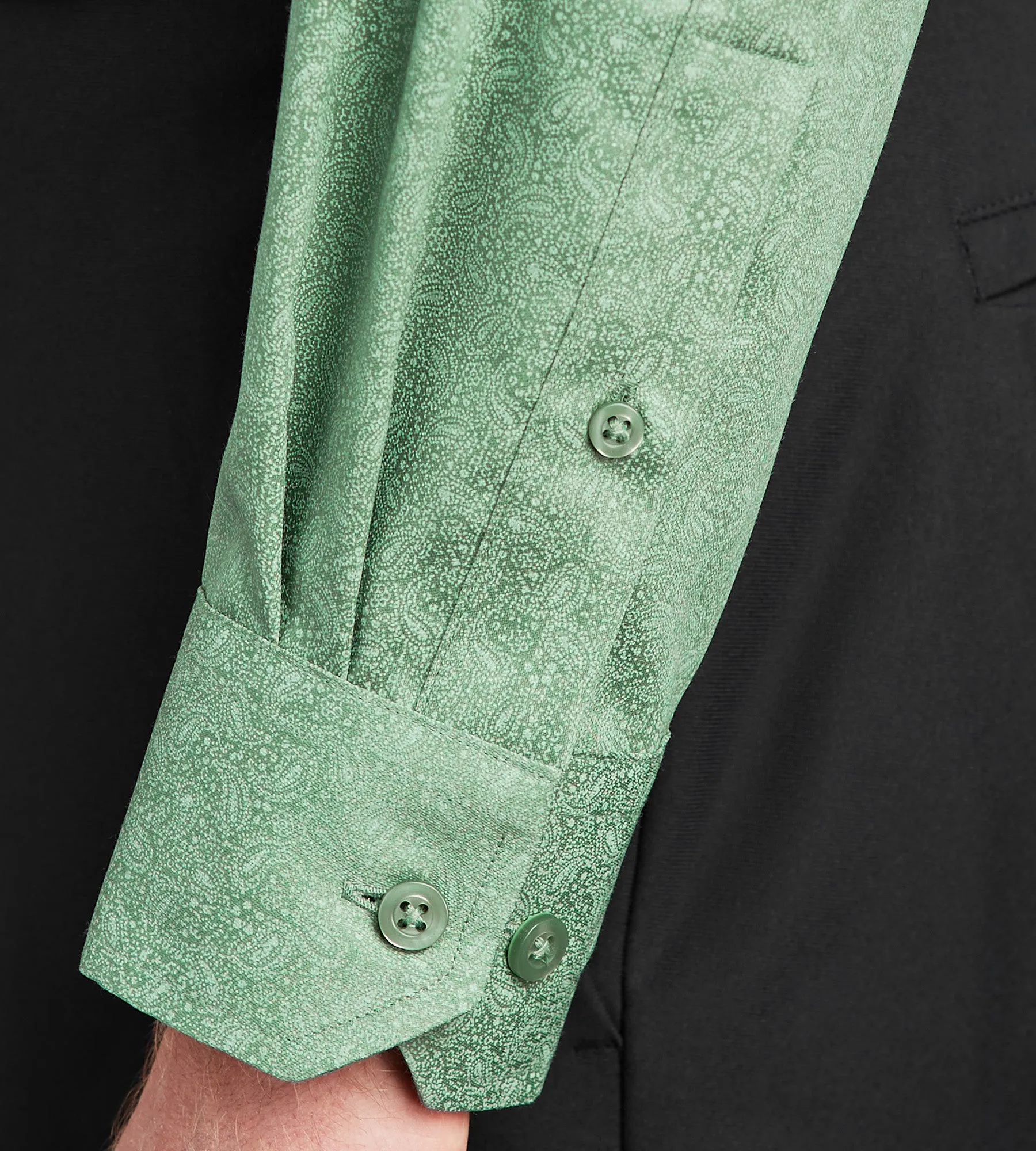 Modern Fit Non- Iron Sateen Dress Shirt sold by Tip Top product image thumbnail 4