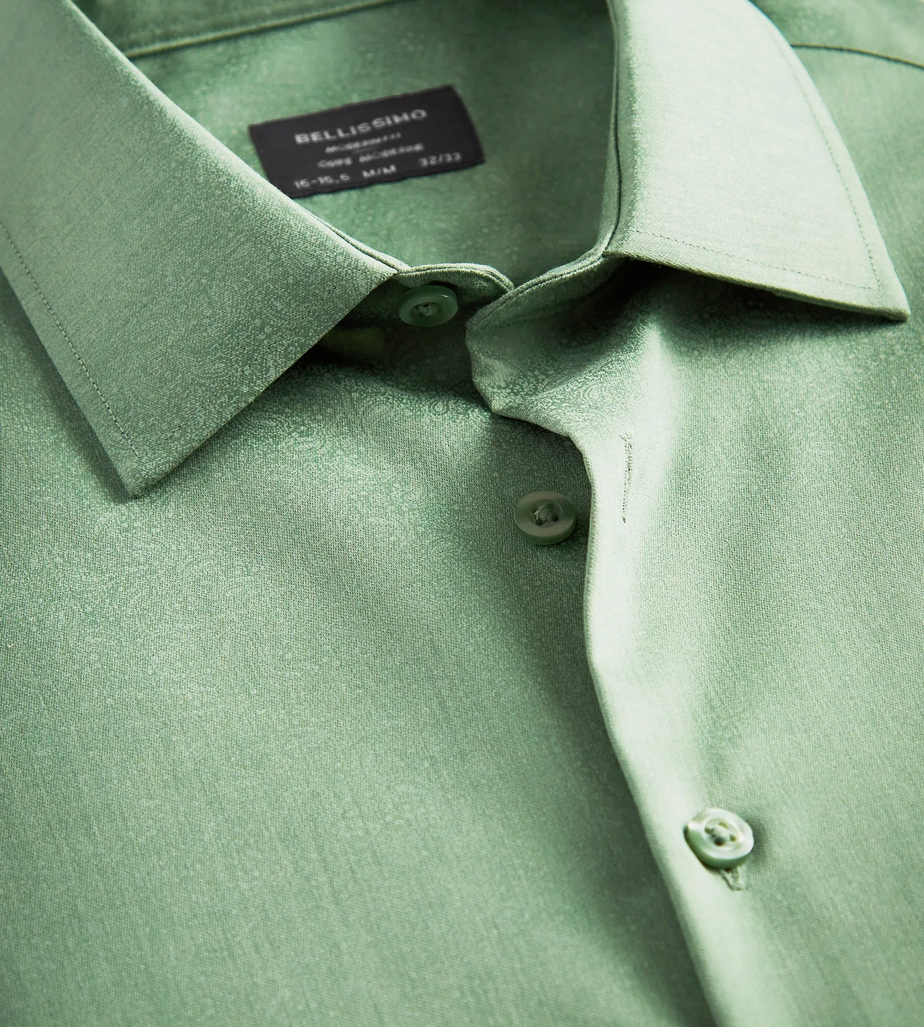 Modern Fit Non- Iron Sateen Dress Shirt sold by Tip Top