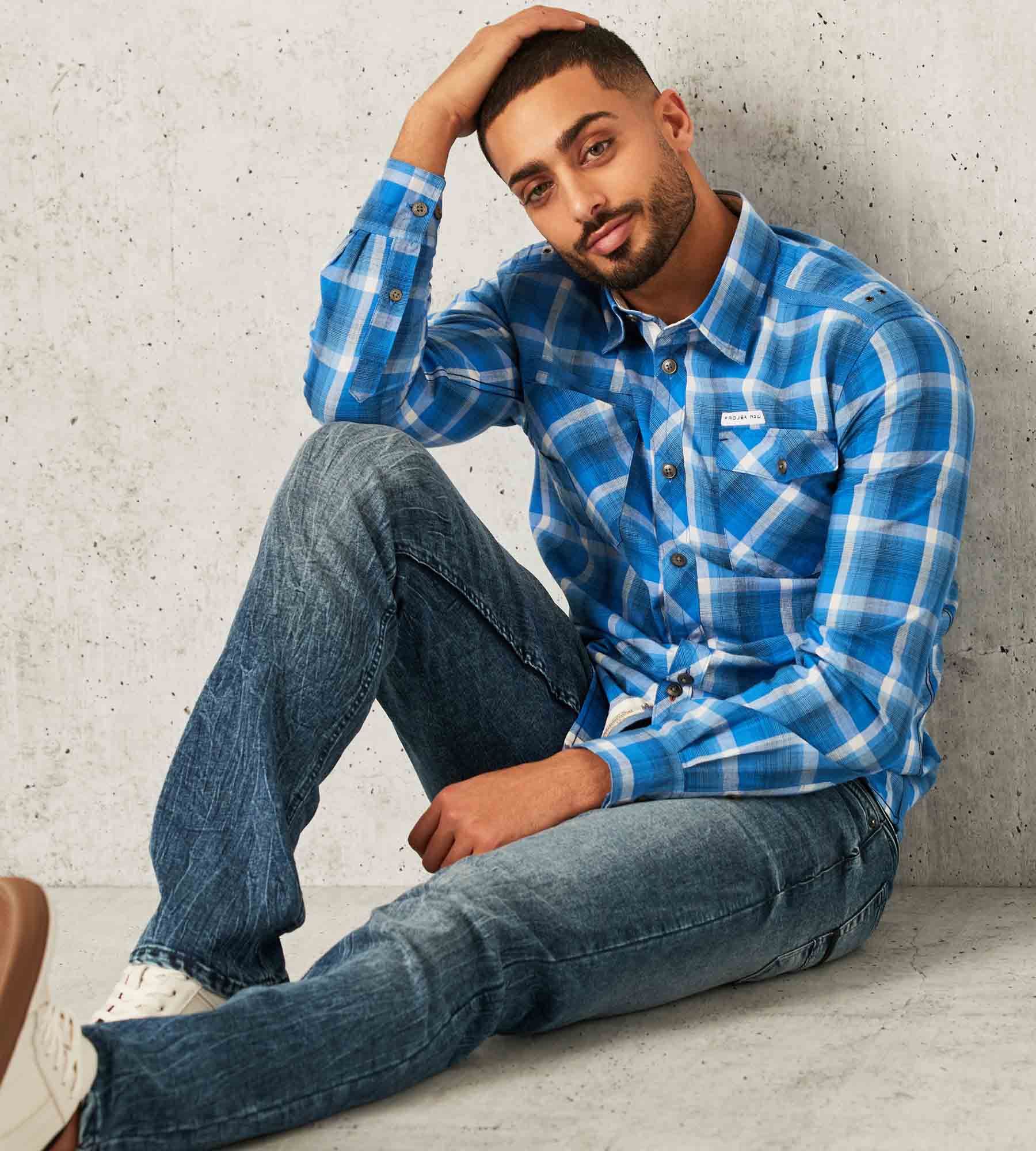 Modern Fit Long-Sleeve Sport Shirt sold by Tip Top product image thumbnail 4