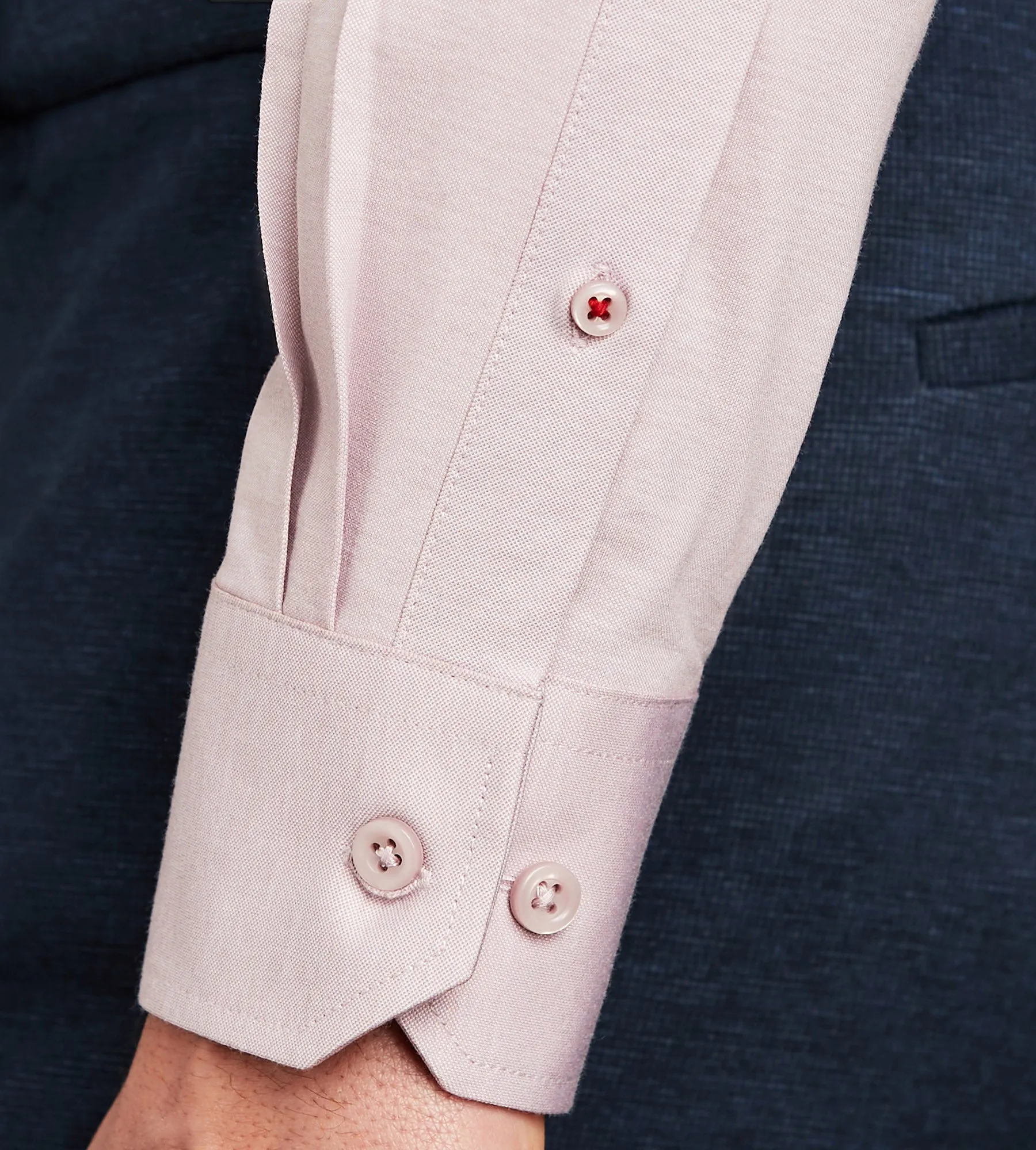 Slim Fit 360° Stretch Knit Non-Iron Soft Touch Yarn Dye Heather sold by Tip Top product image thumbnail 4