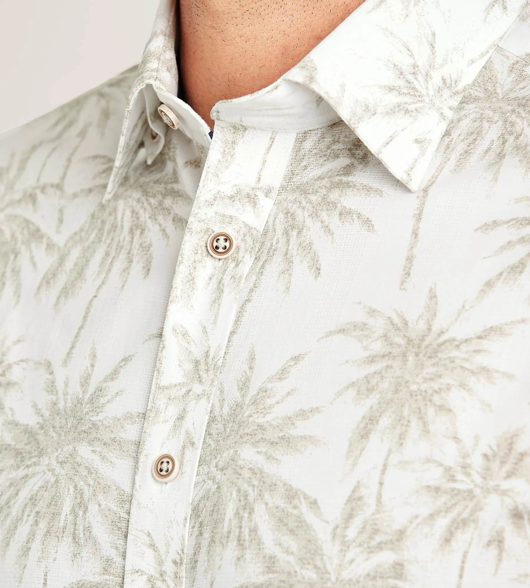Short Sleeve Textured Linen Like Casual Shirt sold by Tip Top product image thumbnail 2