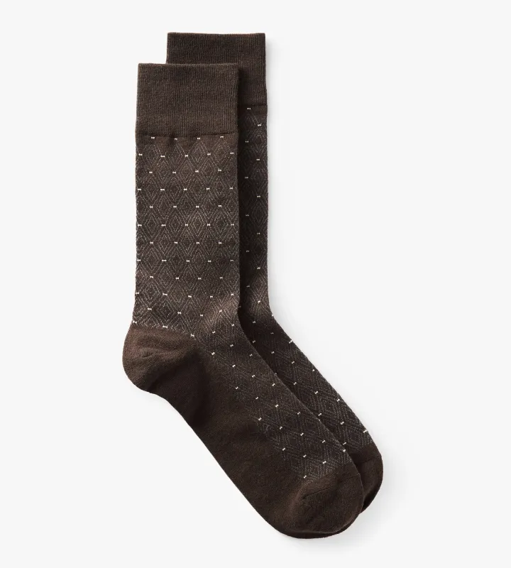 Dashed Diamond Socks made by Tip Top