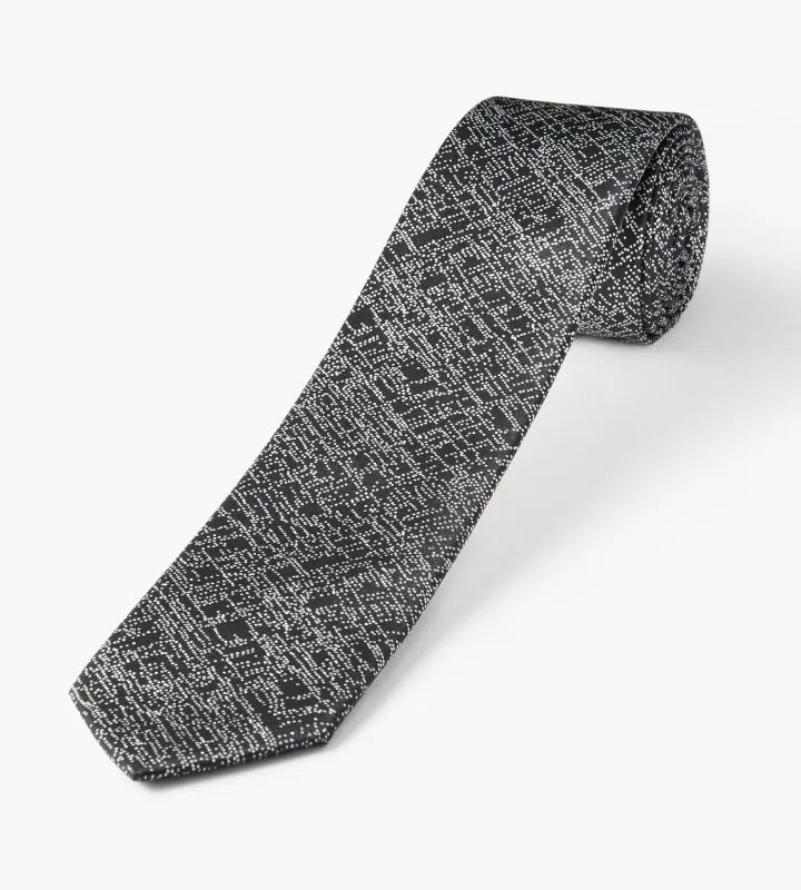 Lurex Crosshatch Tie made by Tip Top