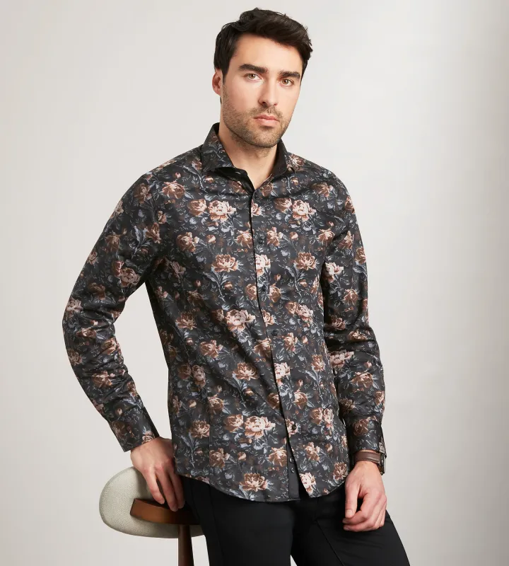 Long Sleeve Printed Casual Shirt made by Tip Top