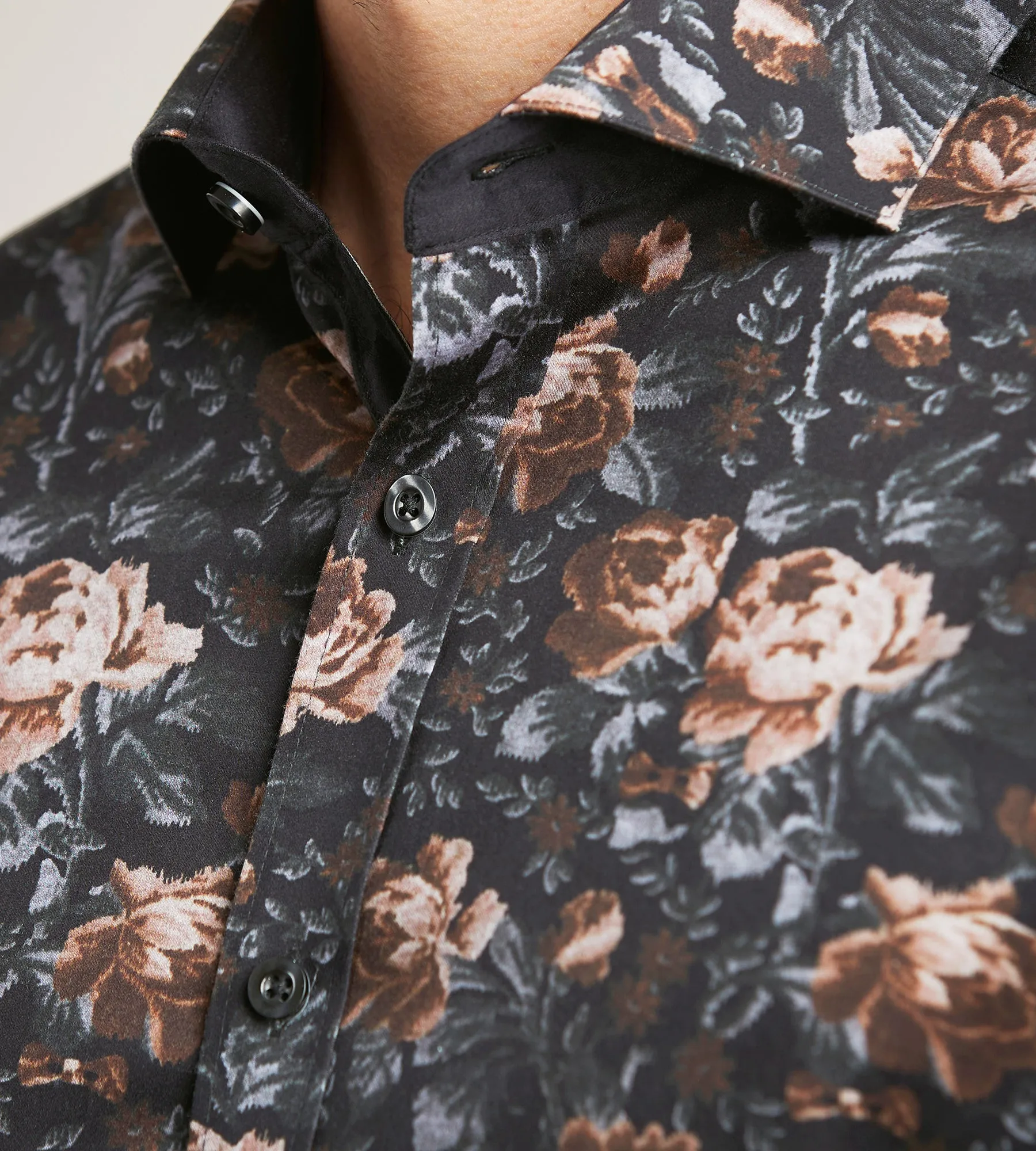 Long Sleeve Printed Casual Shirt sold by Tip Top product image thumbnail 2
