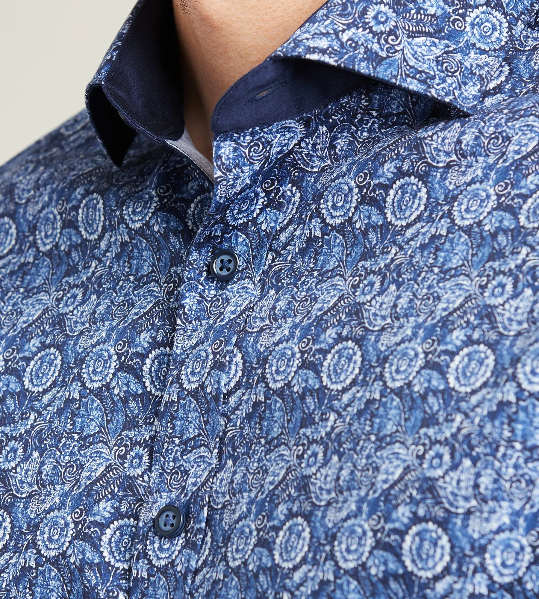 Long Sleeve Printed Casual Shirt sold by Tip Top product image thumbnail 2