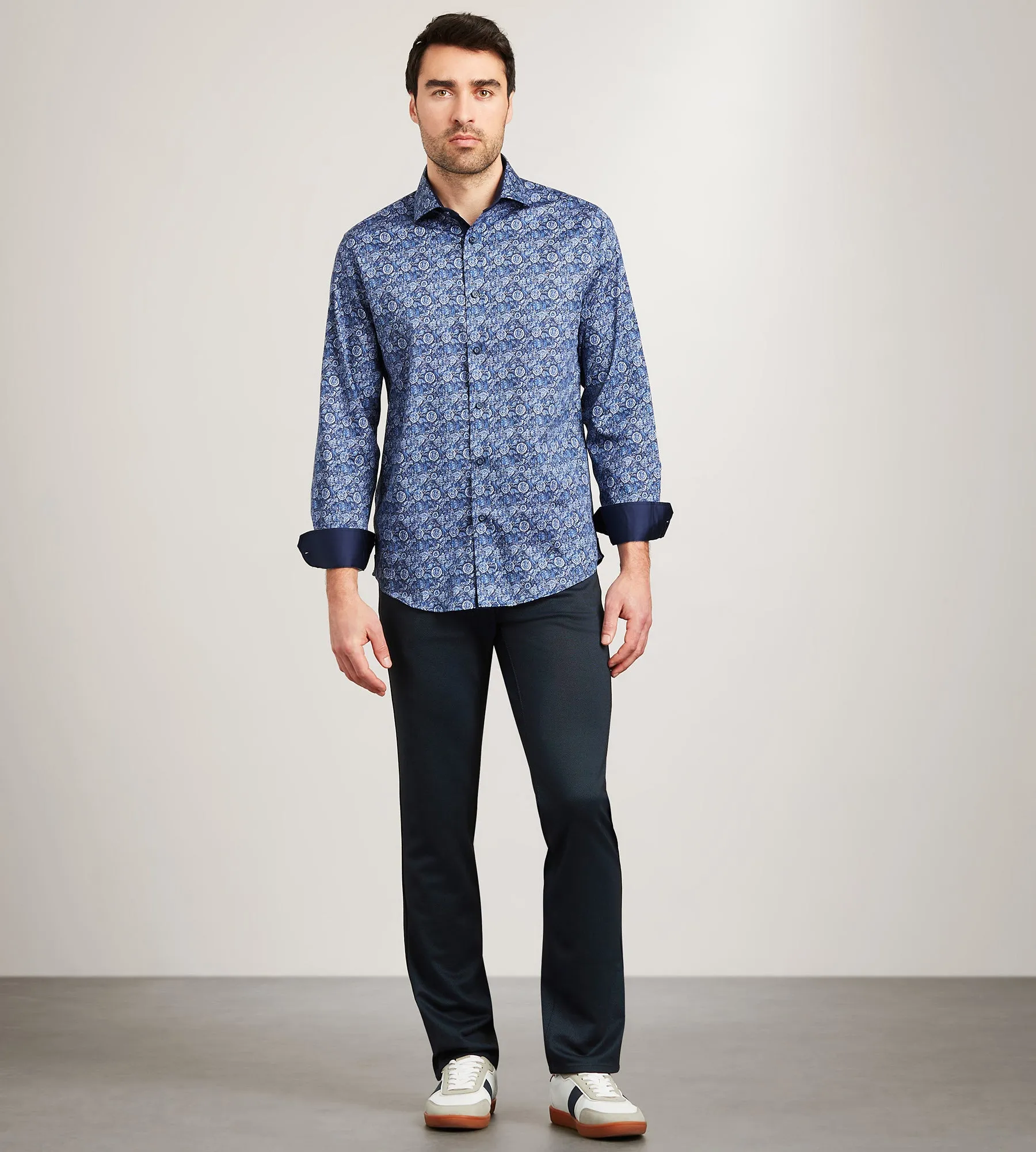 Long Sleeve Printed Casual Shirt sold by Tip Top product image thumbnail 4