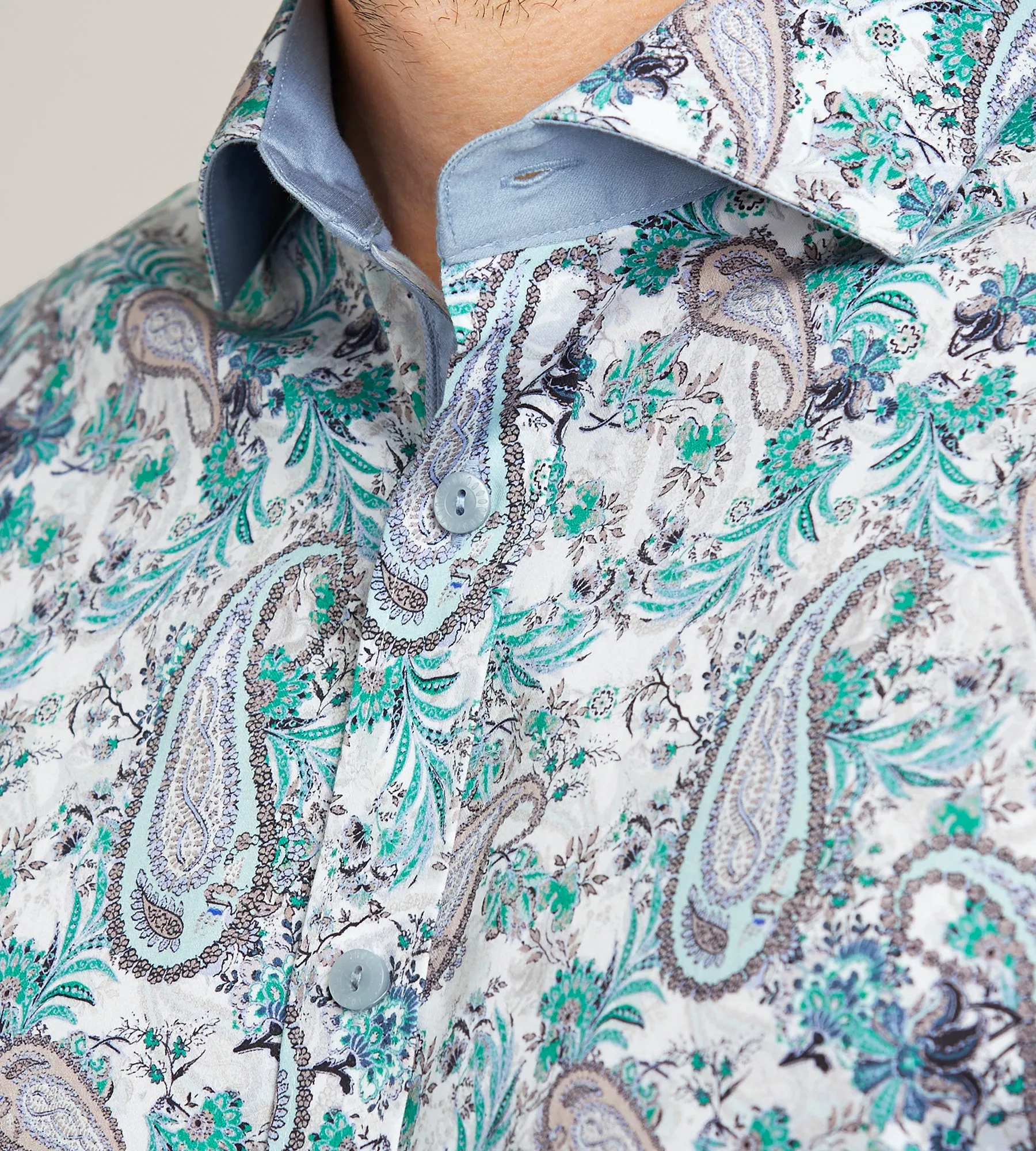 Long Sleeve Printed Casual Shirt sold by Tip Top product image thumbnail 2
