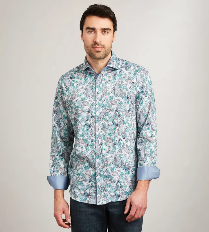 Long Sleeve Printed Casual Shirt made by Tip Top