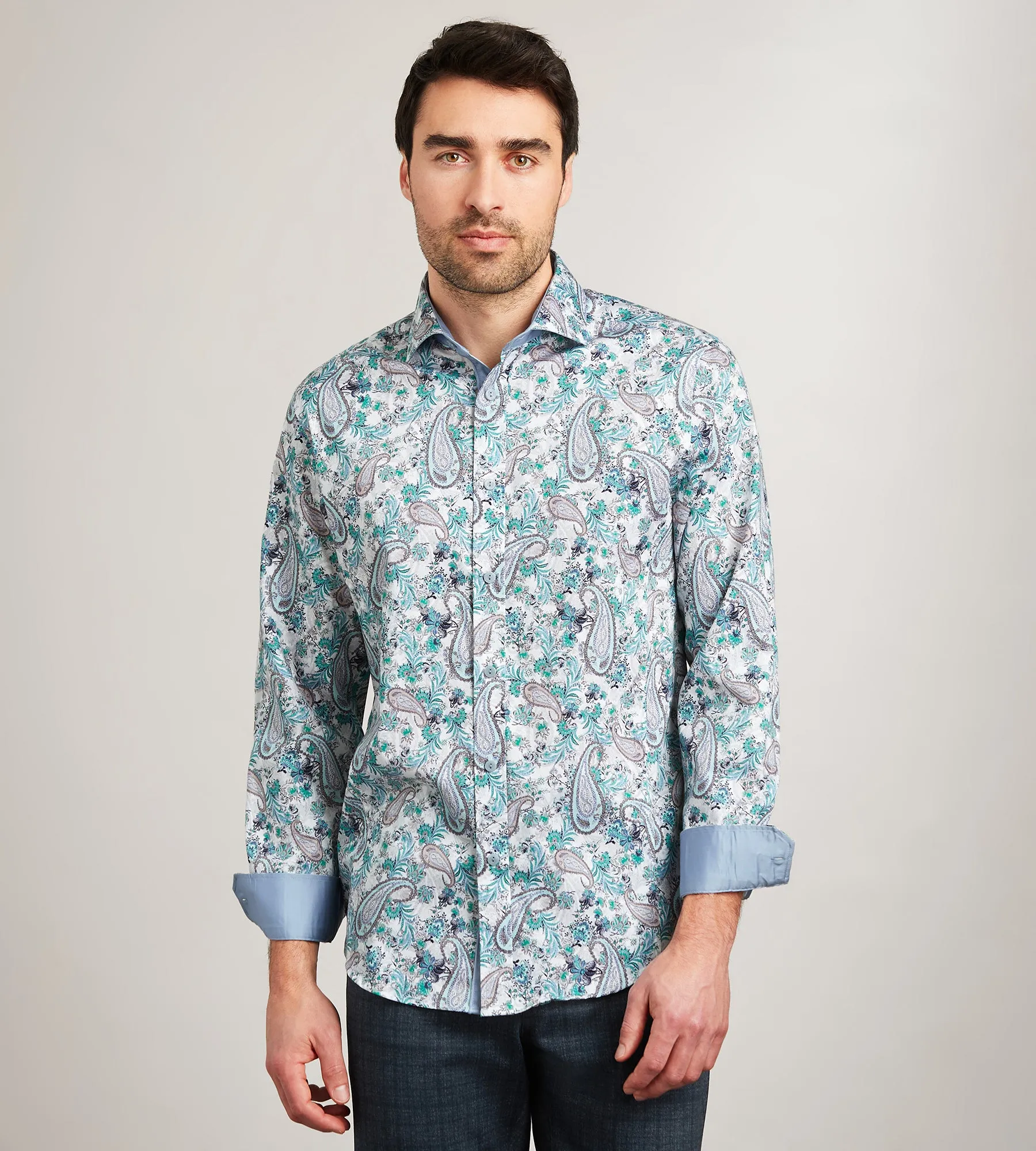 Long Sleeve Printed Casual Shirt sold by Tip Top