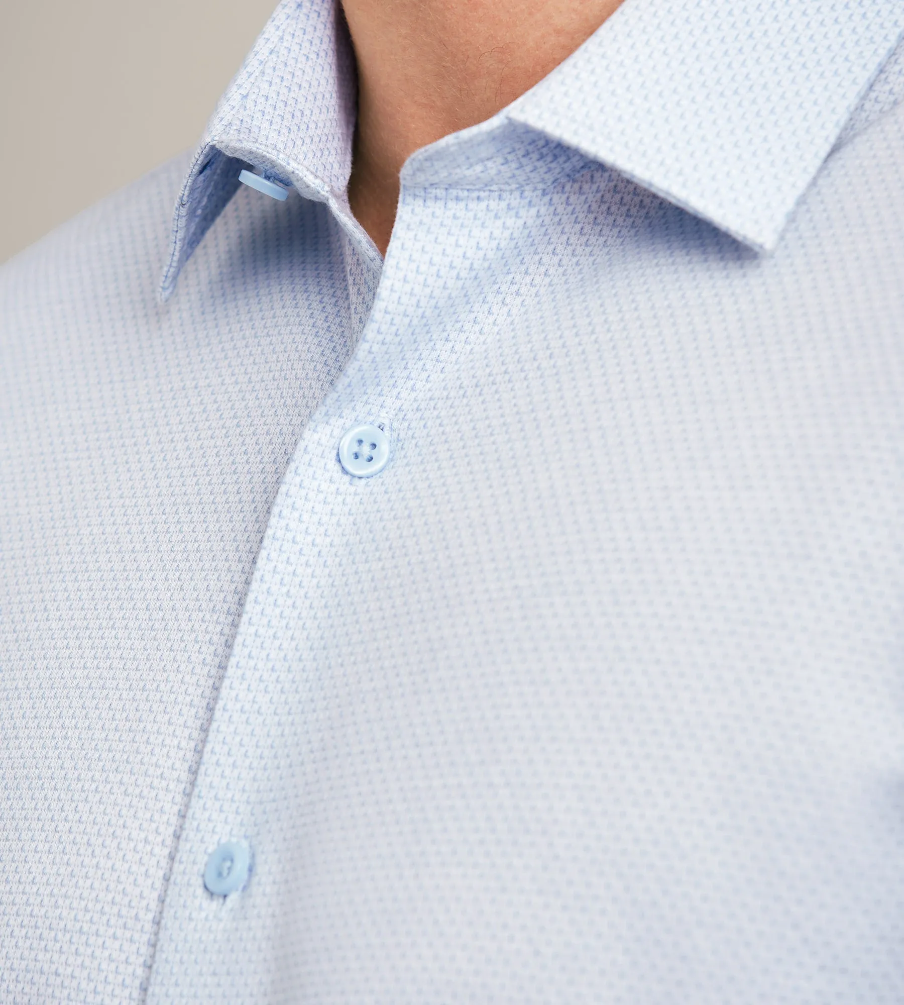 Slim Fit Butterknit Jacquard Dress Shirt sold by Tip Top product image thumbnail 3