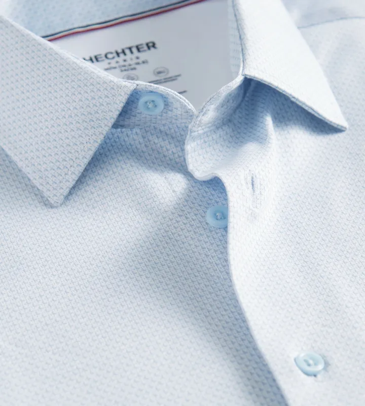 Slim Fit Butterknit Jacquard Dress Shirt made by Tip Top