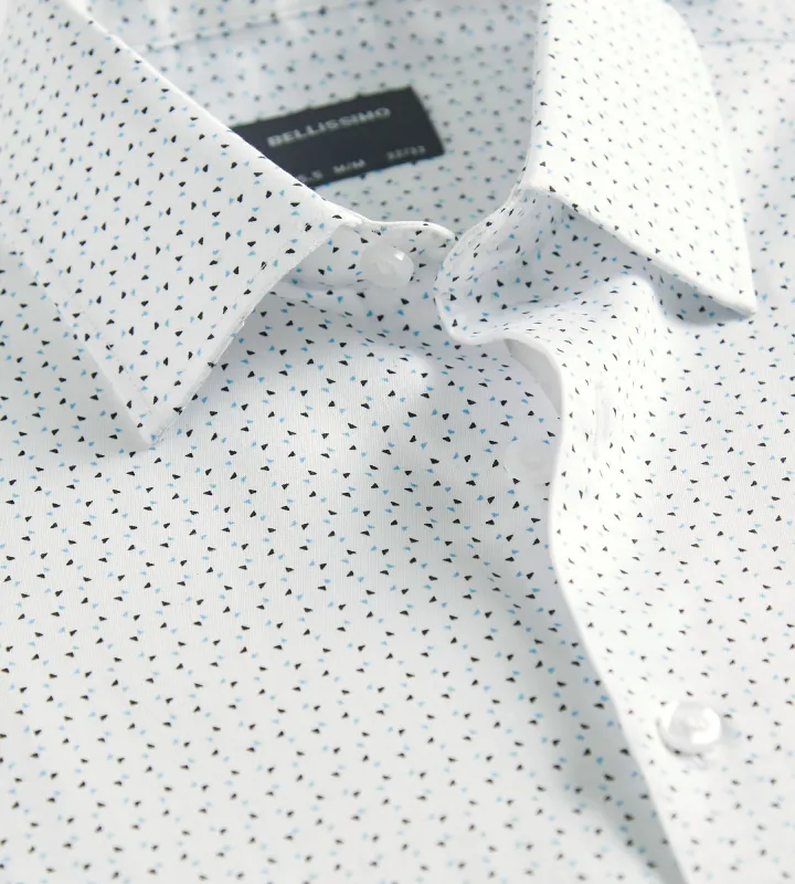 Slim Fit Non- Iron Stretch Sateen Dress Shirt made by Tip Top