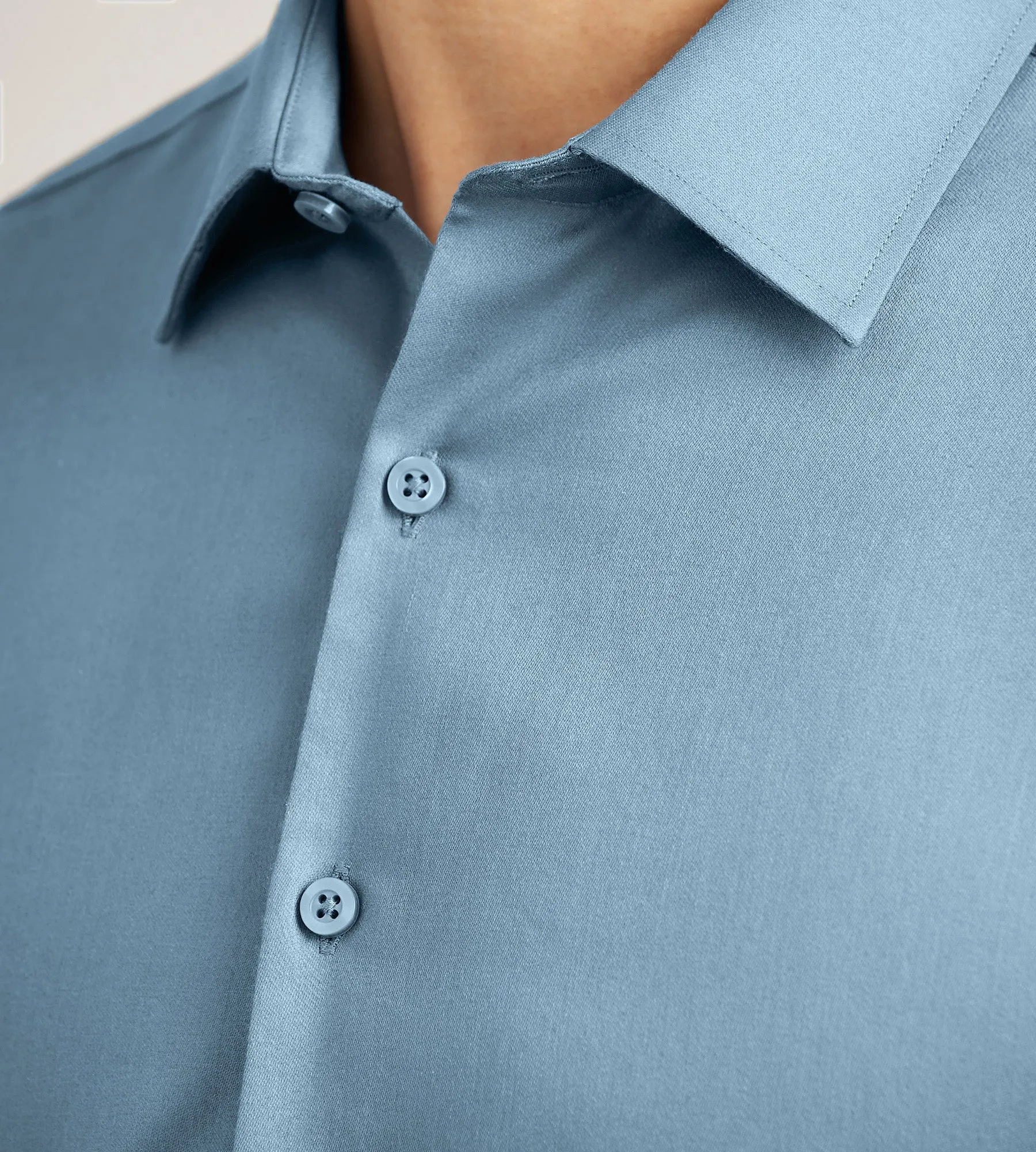 Slim Fit Non- Iron Stretch Sateen Dress Shirt sold by Tip Top product image thumbnail 4