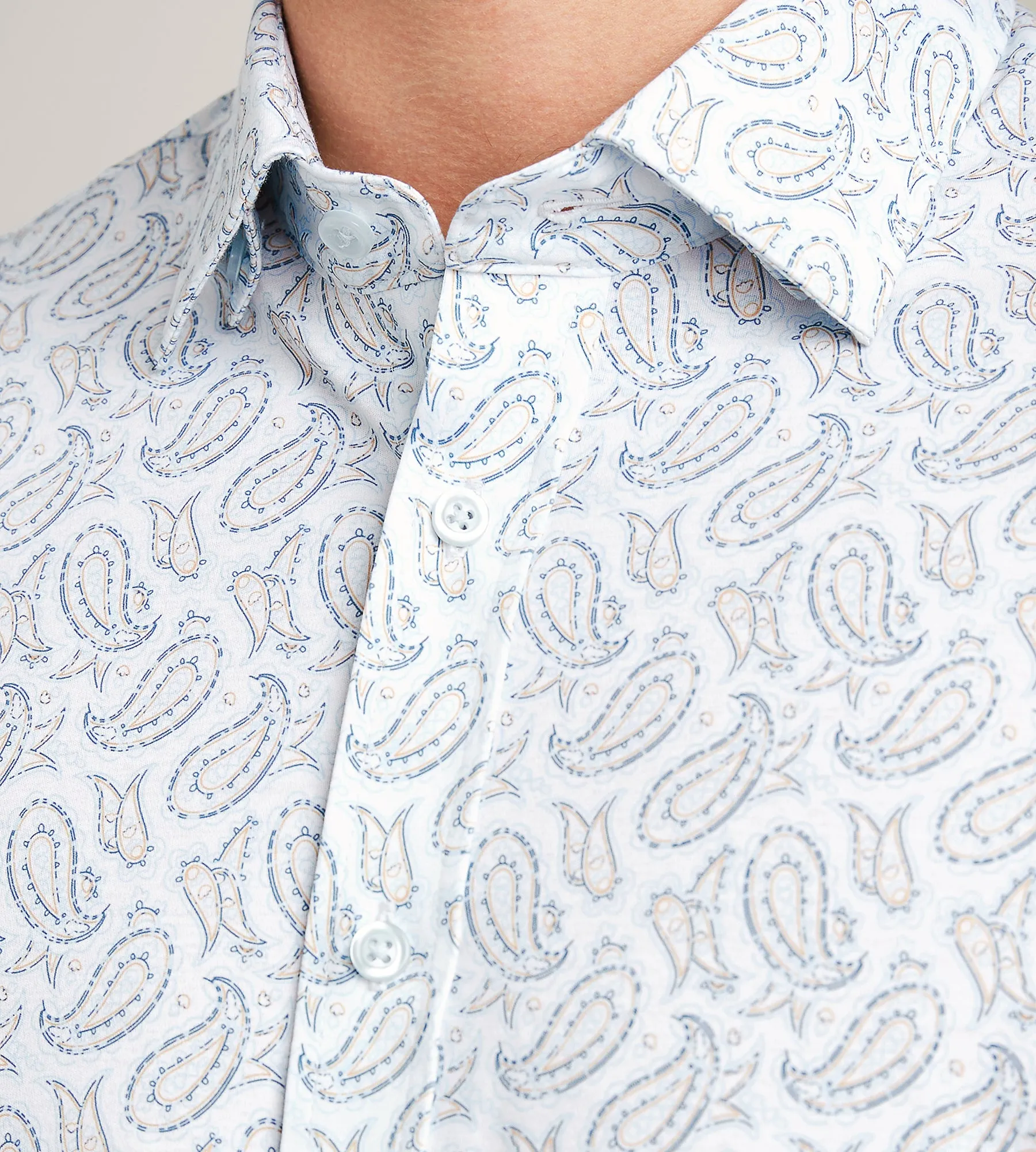 Long Sleeve Printed Butterknit Casual Shirt sold by Tip Top product image thumbnail 2