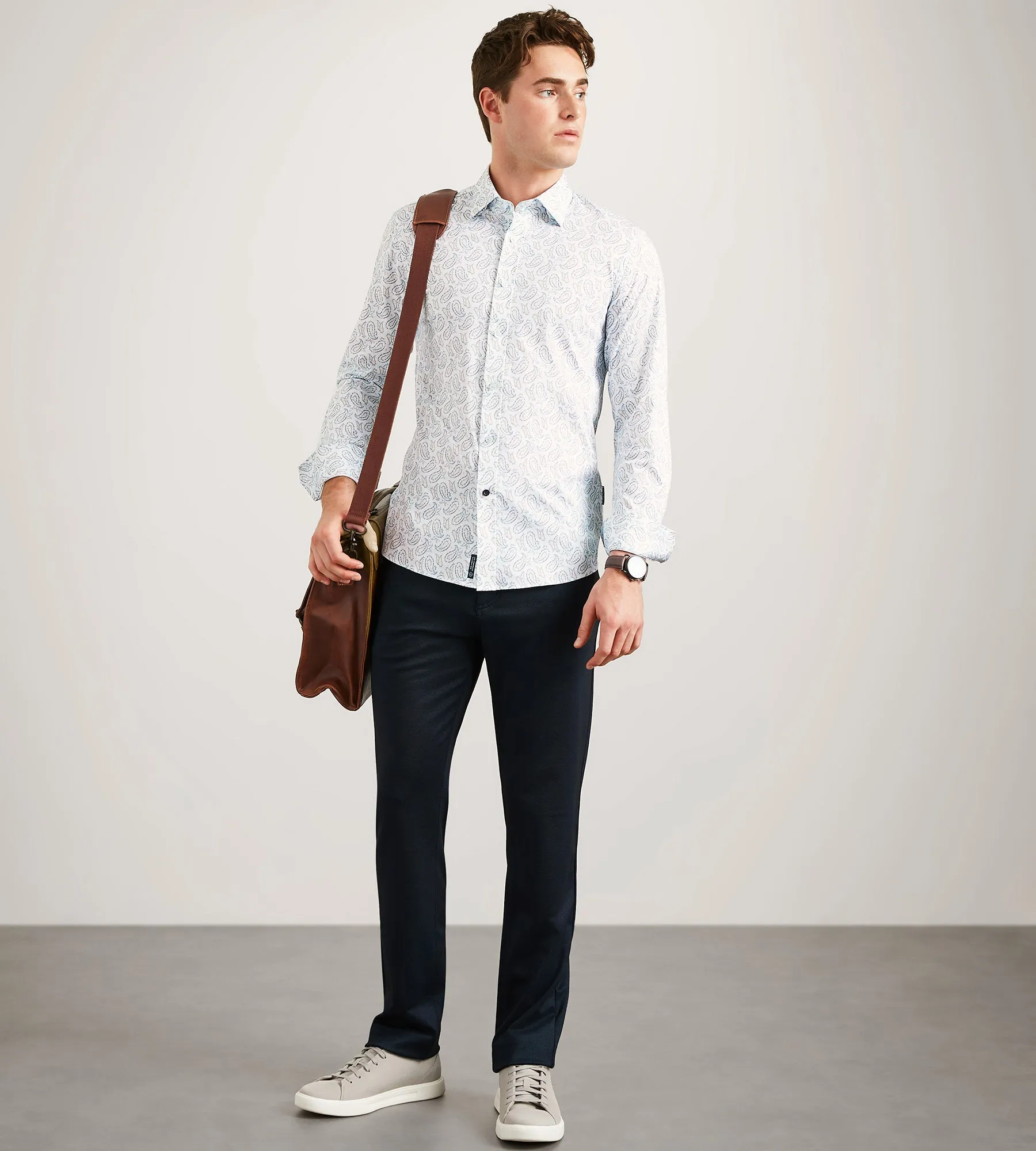 Long Sleeve Printed Butterknit Casual Shirt sold by Tip Top product image thumbnail 3