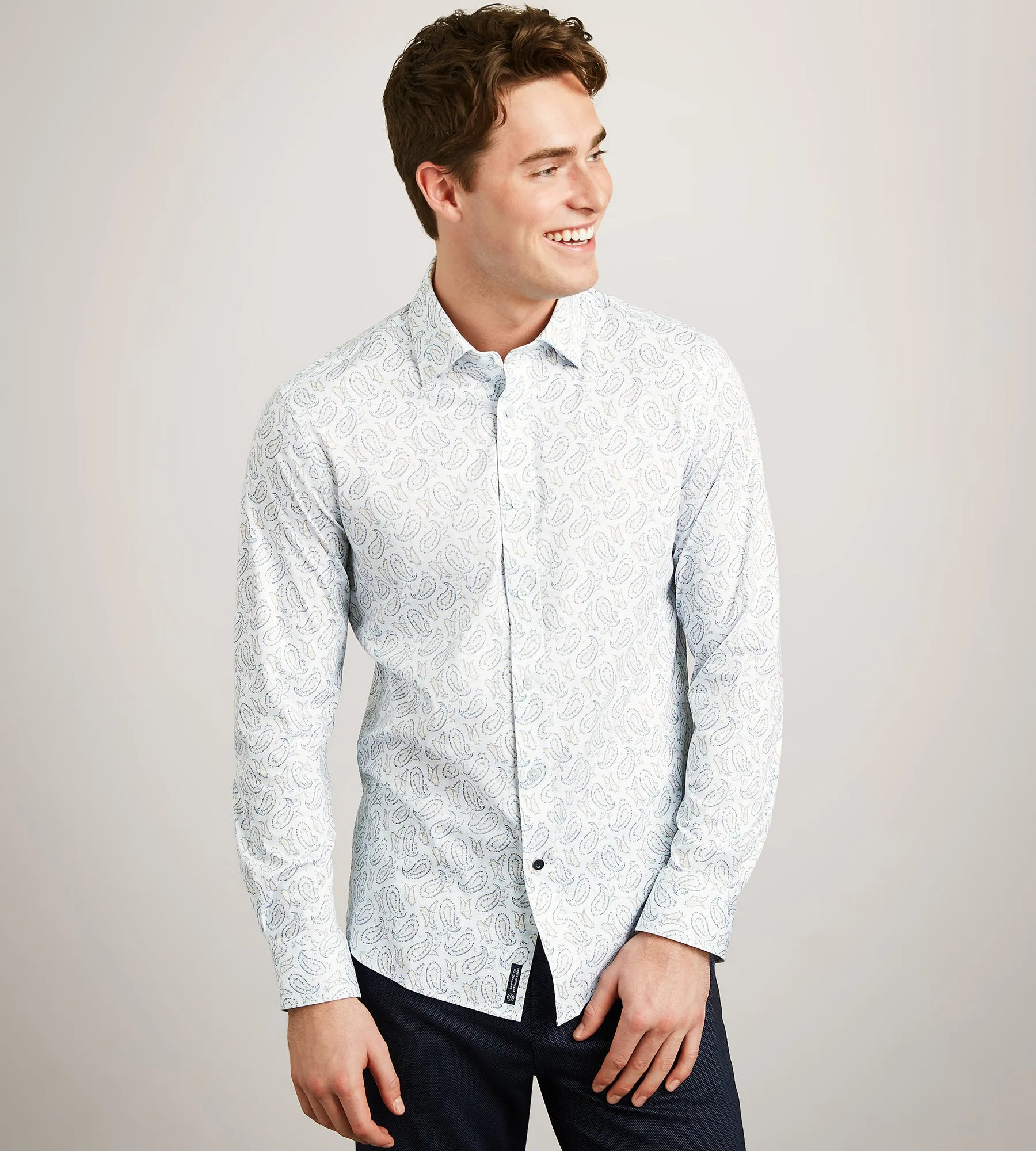 Long Sleeve Printed Butterknit Casual Shirt sold by Tip Top