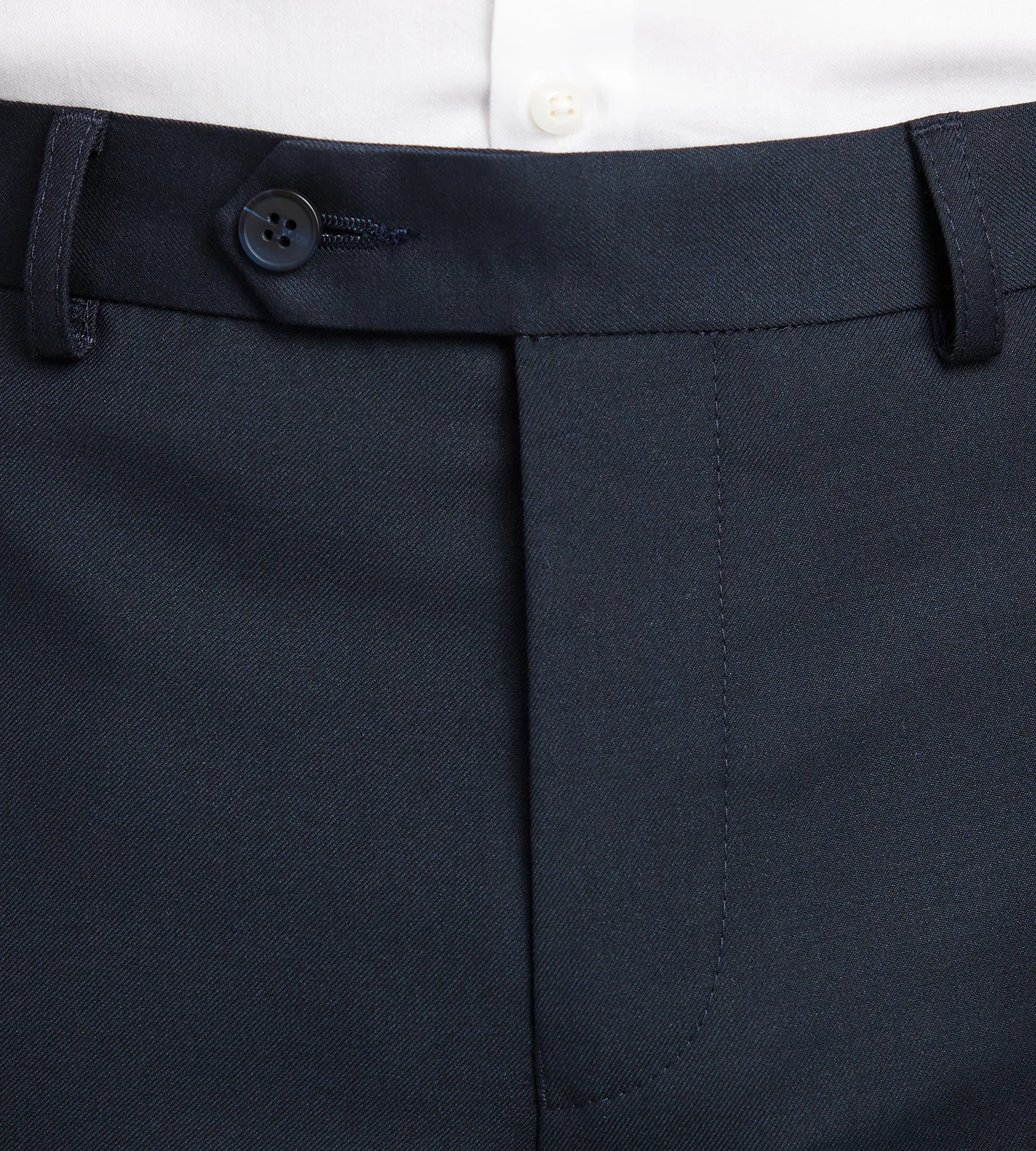 Slim Fit Navy Solid Suit Pants sold by Tip Top product image thumbnail 2
