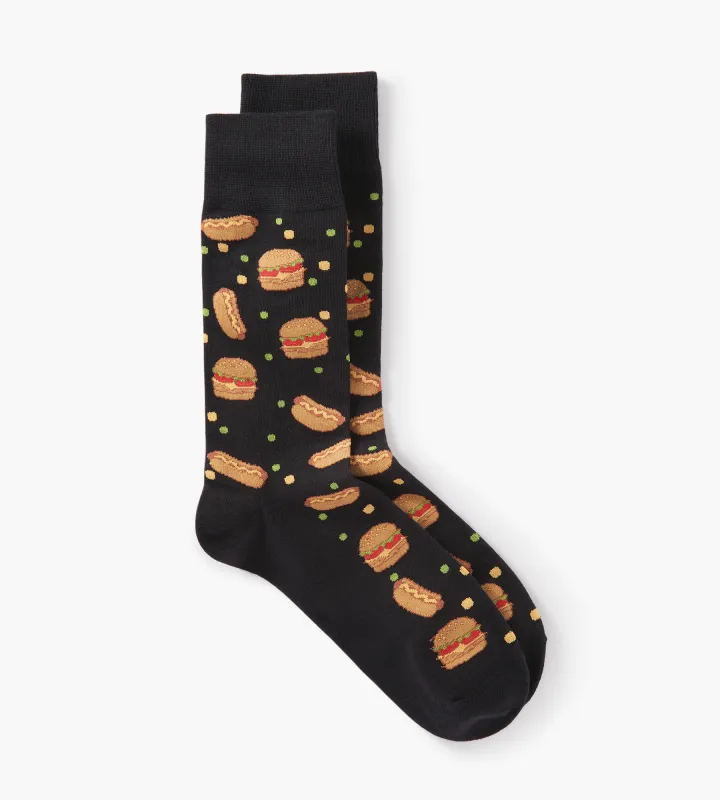 Burger & Hot Dog Socks made by Tip Top