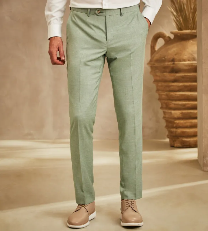 Slim Fit Solid Suit Separate Pants sold by Tip Top