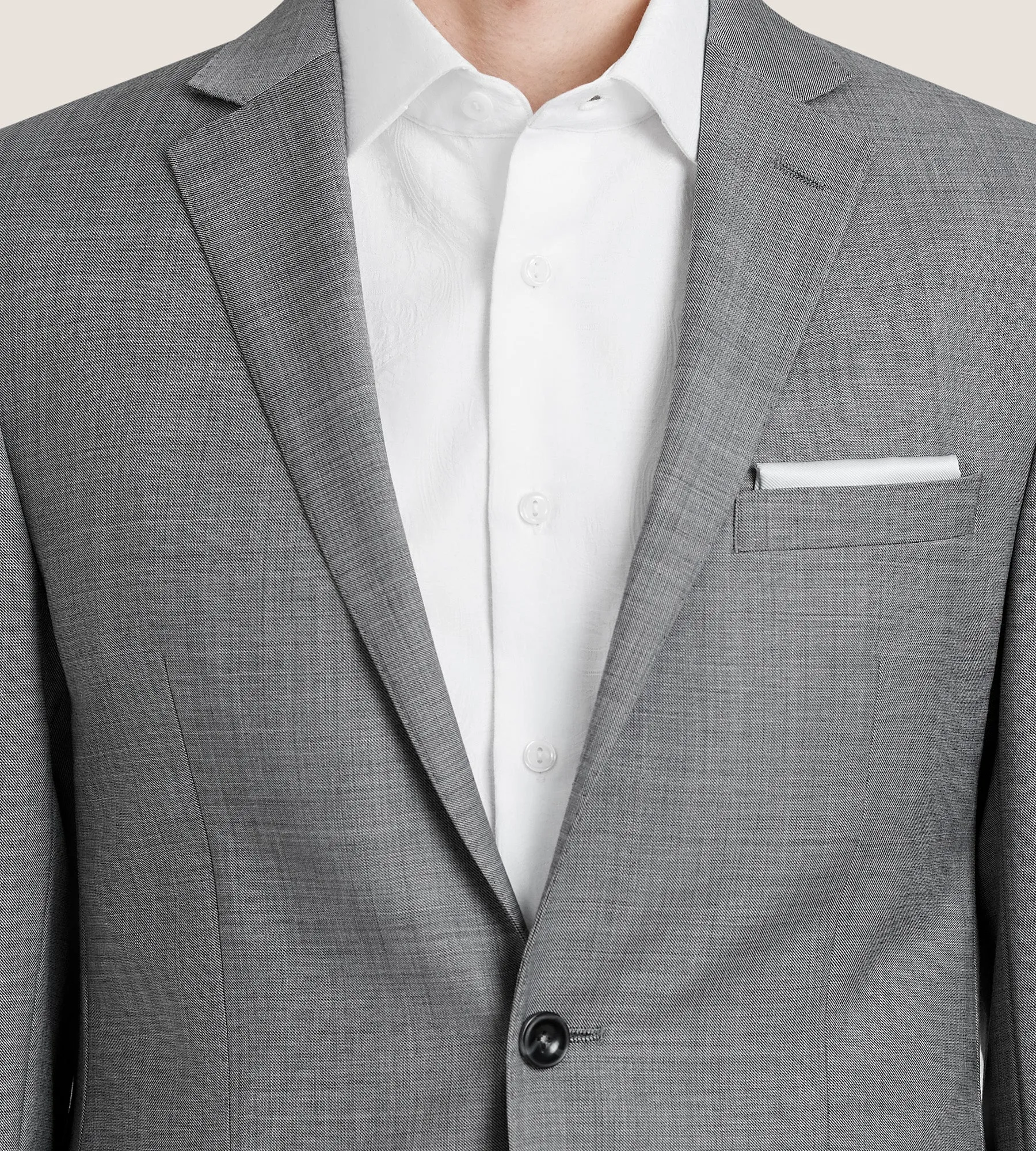 Slim Fit Stretch Solid Suit Separate Jacket sold by Tip Top product image thumbnail 2