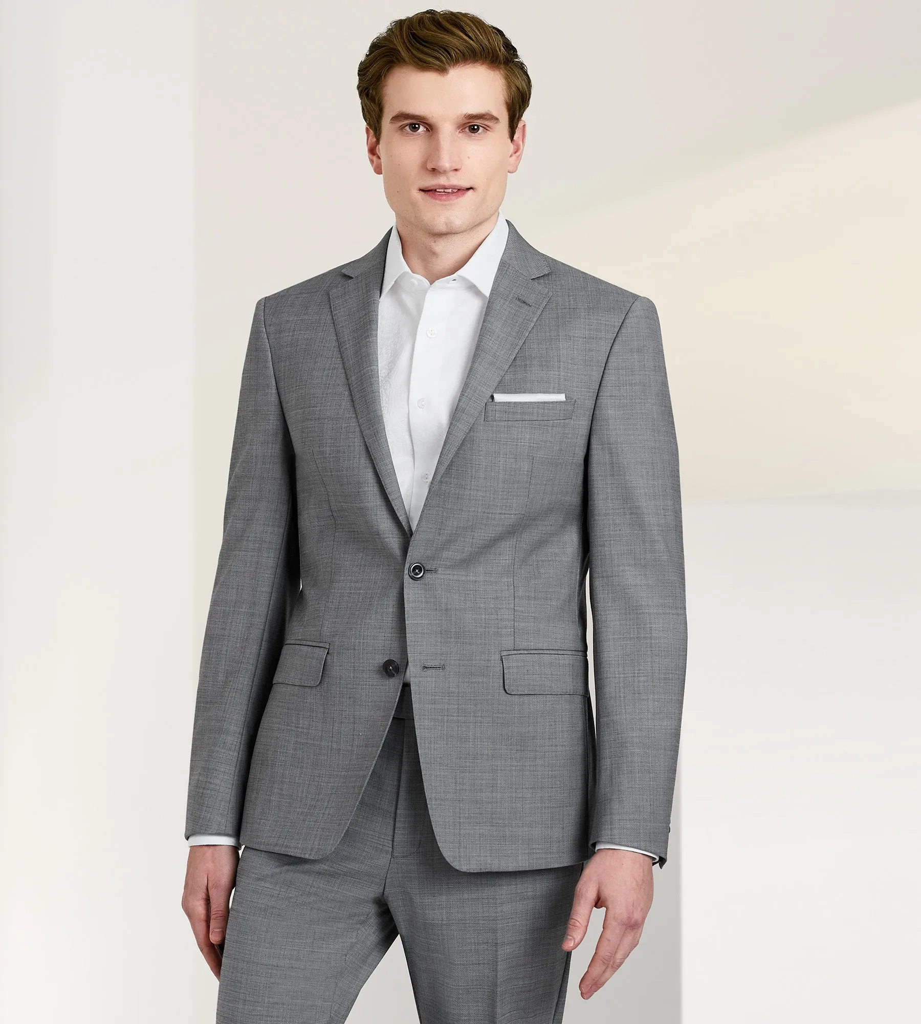 Slim Fit Stretch Solid Suit Separate Jacket sold by Tip Top