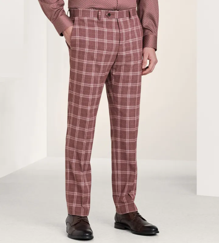 Modern Fit Check Suit Separate Pants sold by Tip Top