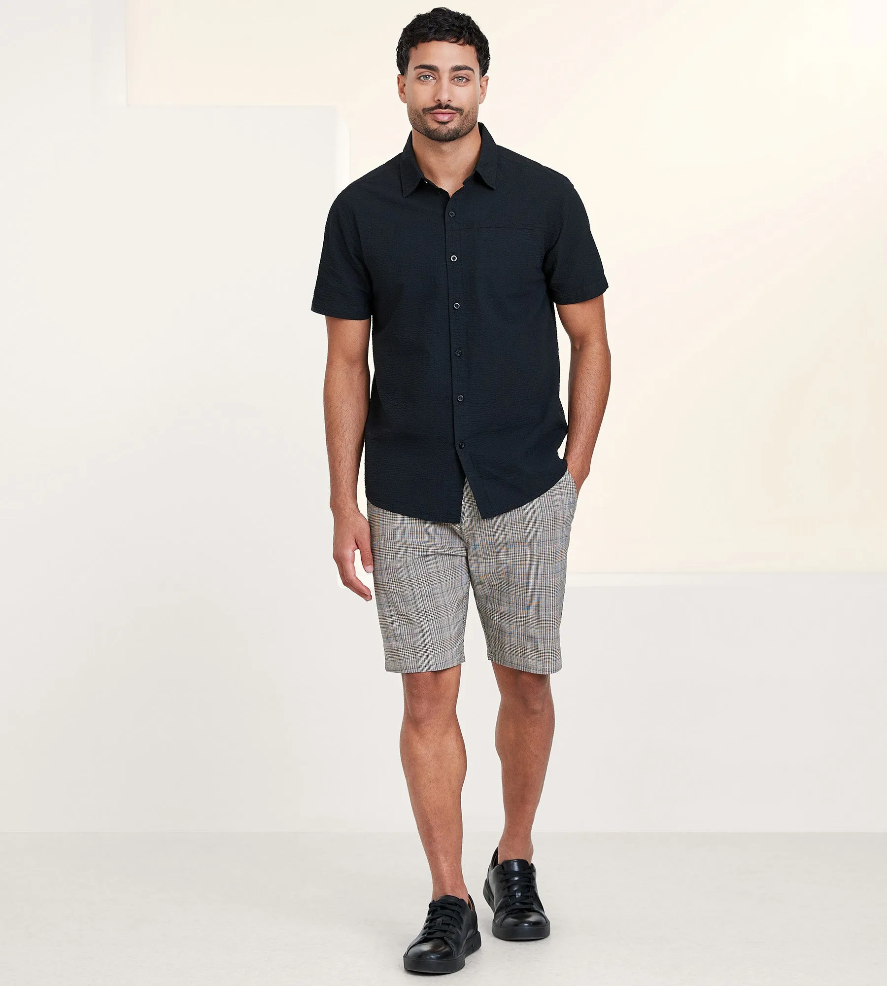 Modern Fit Short Sleeve Seersucker Sport Shirt sold by Tip Top product image thumbnail 3
