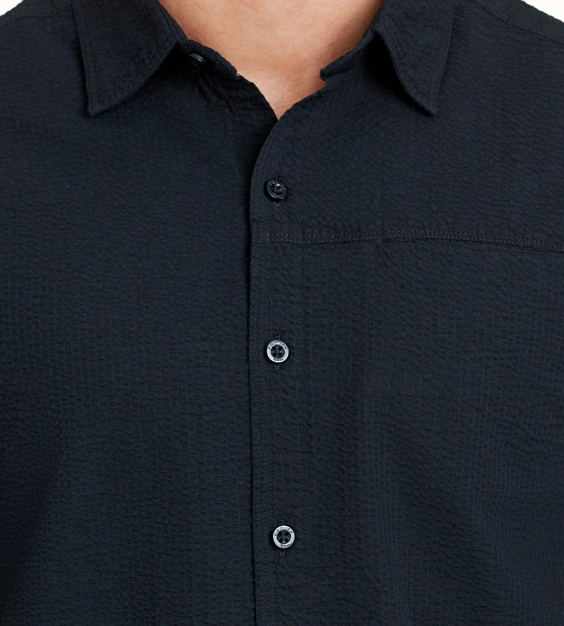 Modern Fit Short Sleeve Seersucker Sport Shirt sold by Tip Top product image thumbnail 2